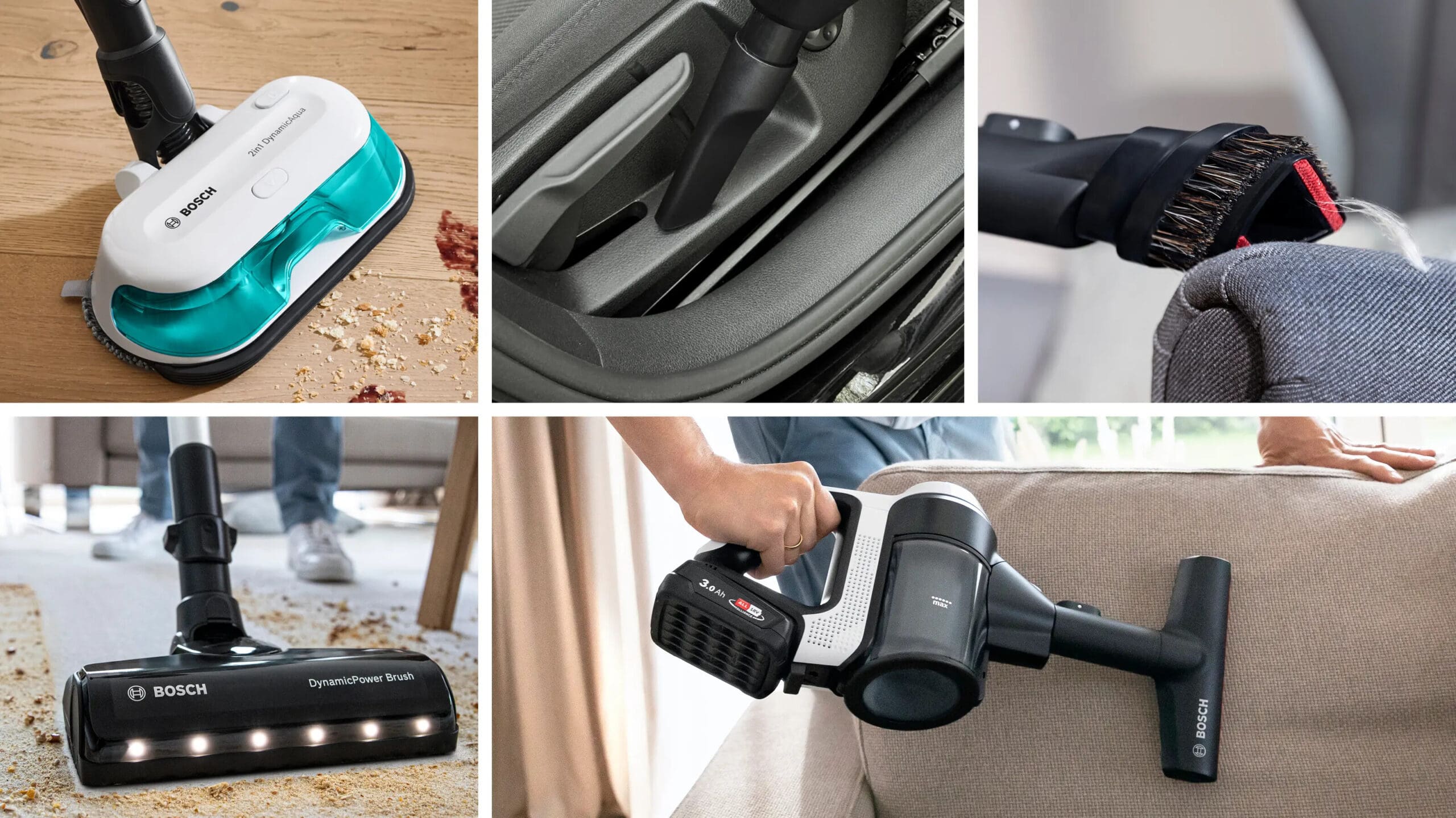 Bosch BCS71HYG1 Rechargeable 2 in 1 Vacuum and Mop Unlimited 7 ProHygienic Aqua White - Image 11