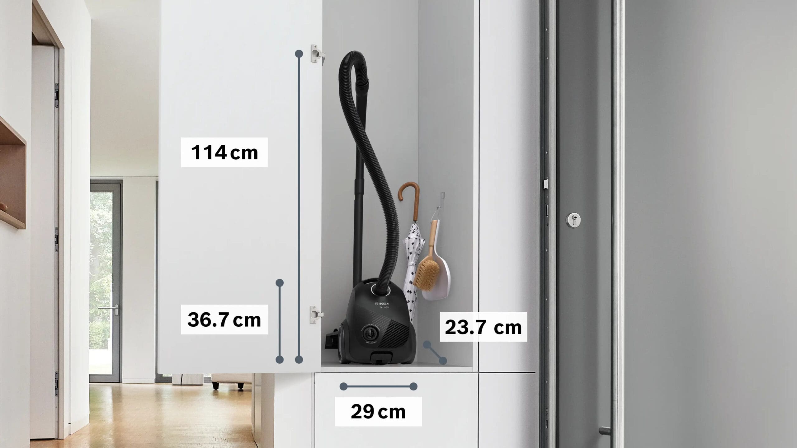 Bosch BGBS2LB1 Serie 2 Black Bagged Vacuum Cleaner - Image 6