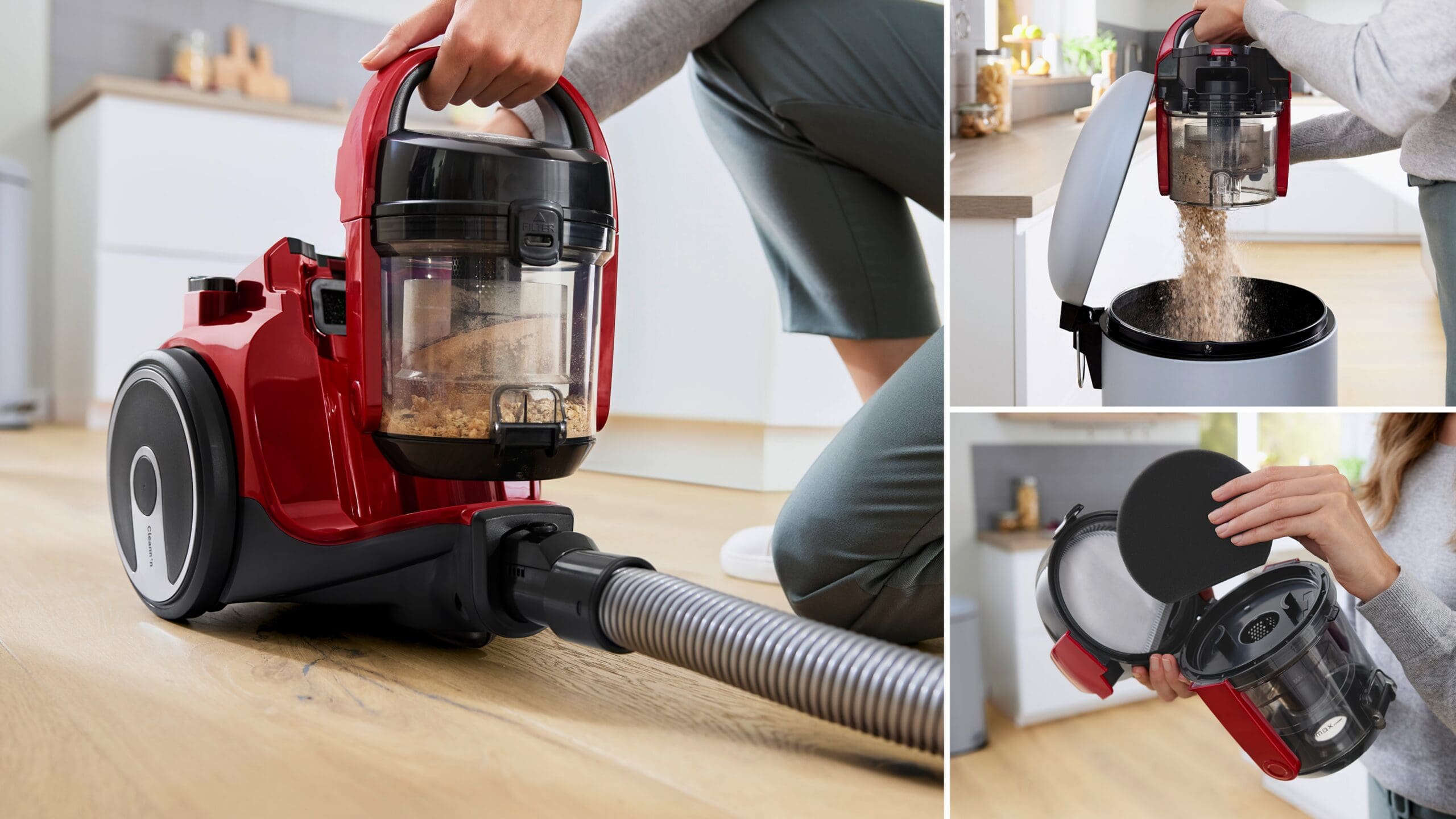 Bosch BGC05AAA2 Serie 2 Red Bagless Vacuum Cleaner