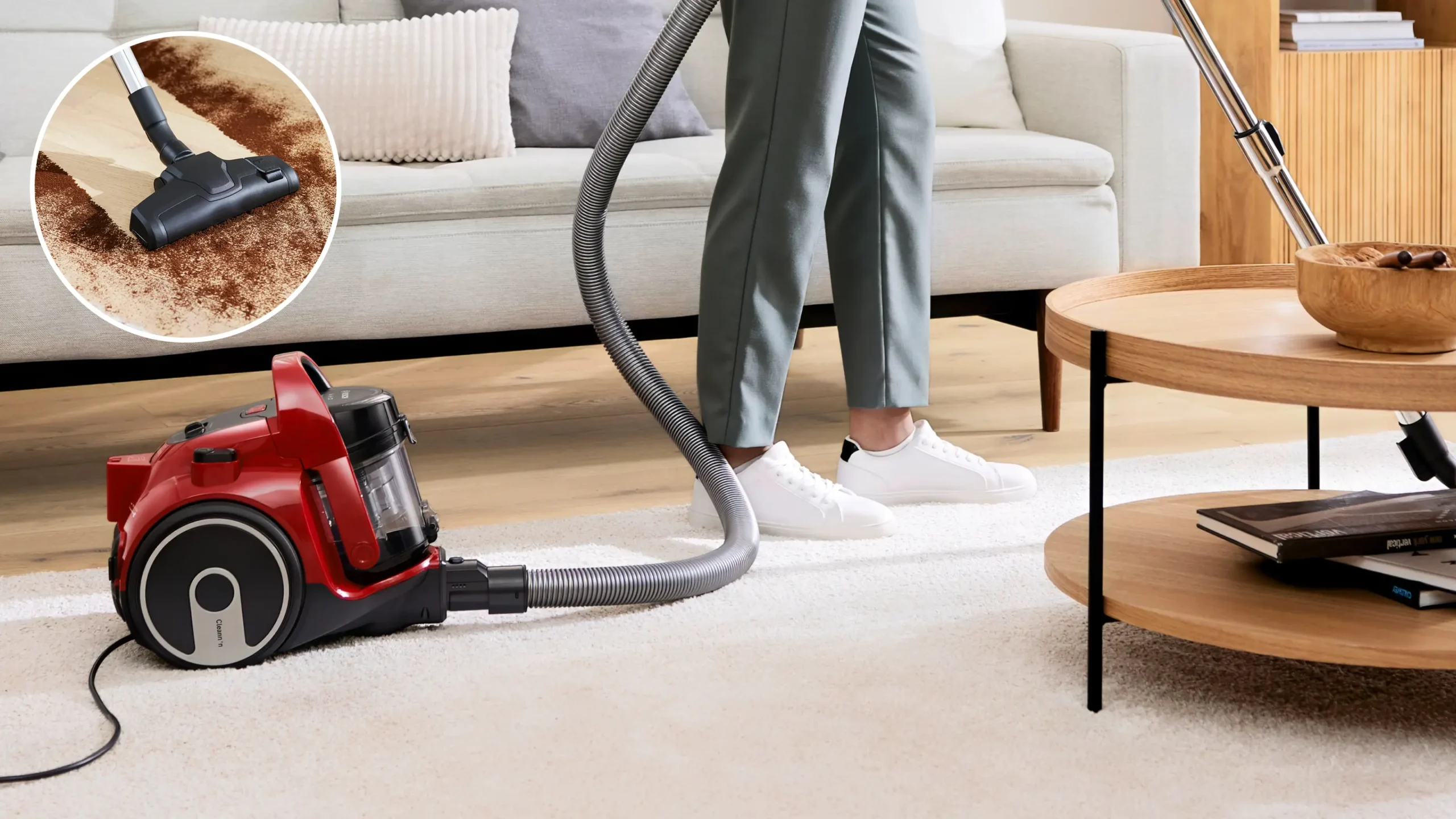 Bosch BGC05AAA2 Serie 2 Red Bagless Vacuum Cleaner - Image 5