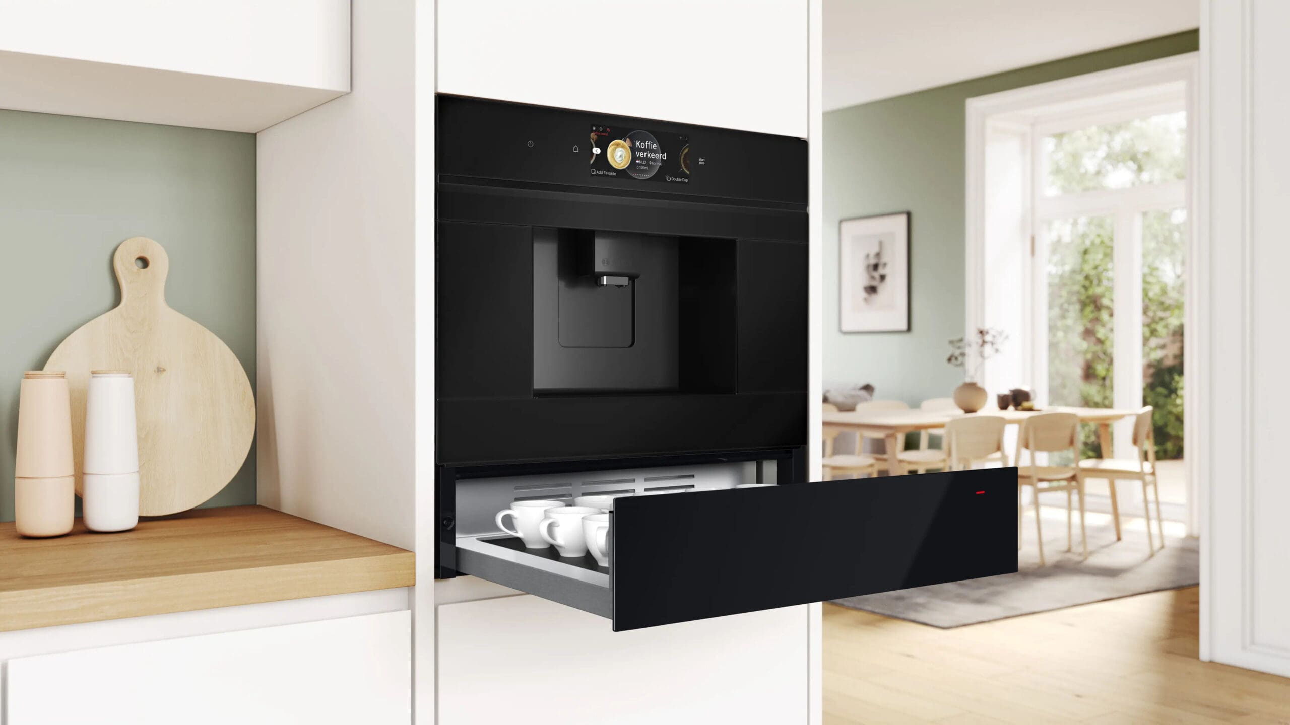 Bosch BIC7101B1 14cm Serie 8 Black Warmer Drawer - Image 2