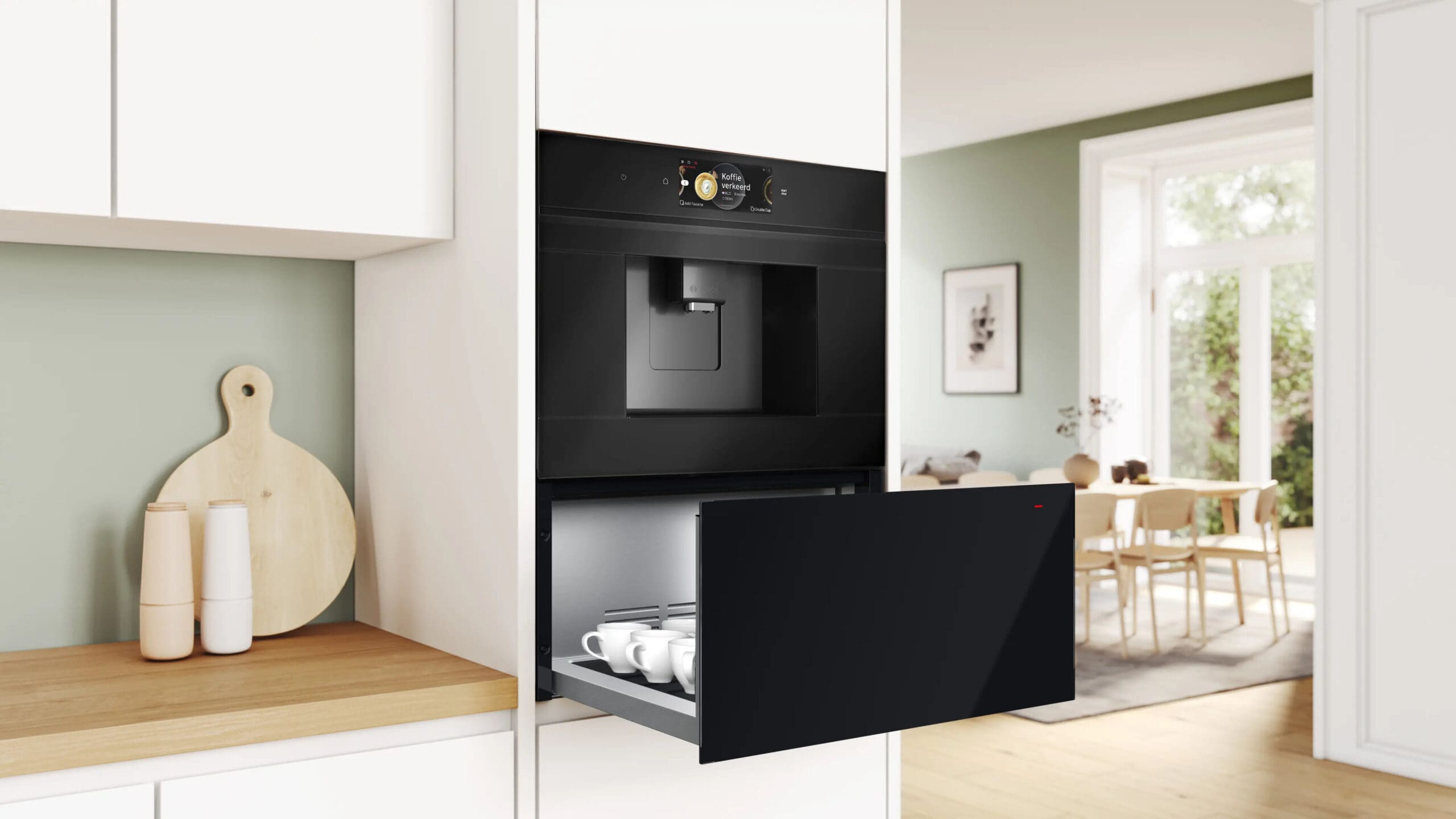 Bosch BID7101B1B 29cm Serie 8 Black Warmer Drawer - Image 2