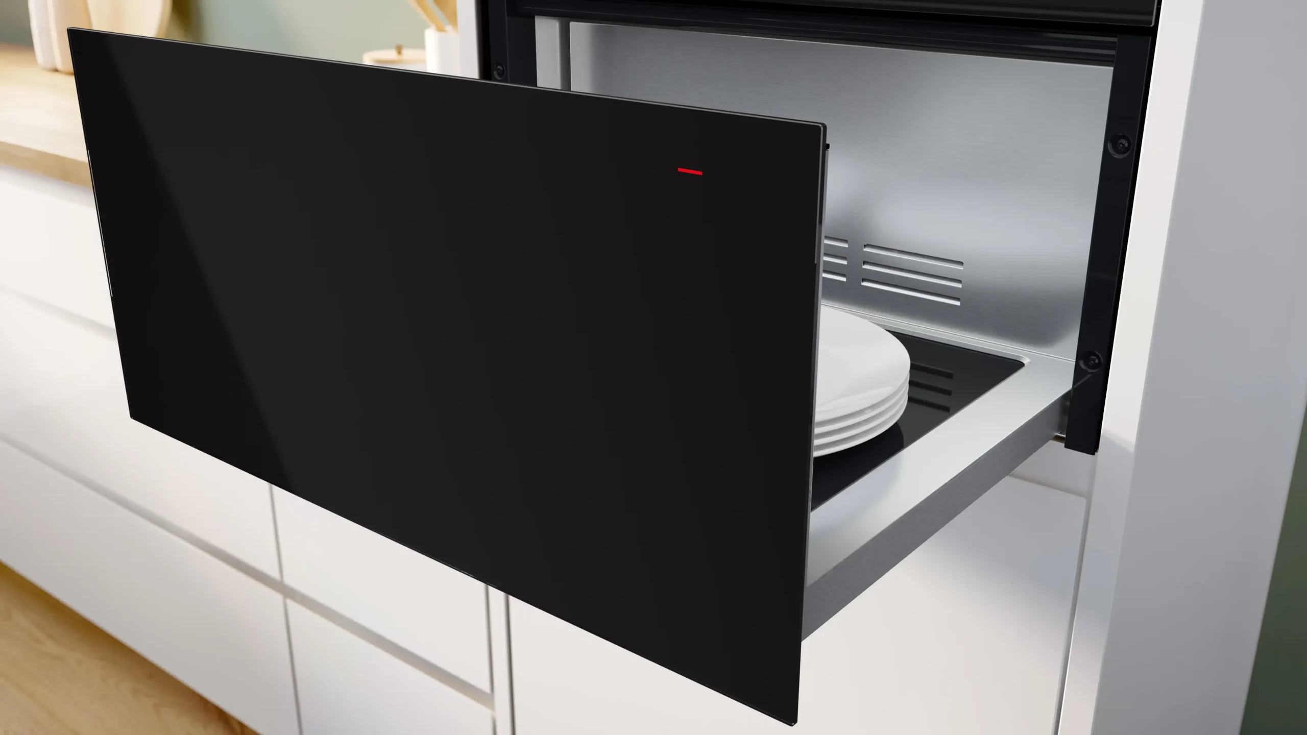 Bosch BID7101B1B 29cm Serie 8 Black Warmer Drawer - Image 5