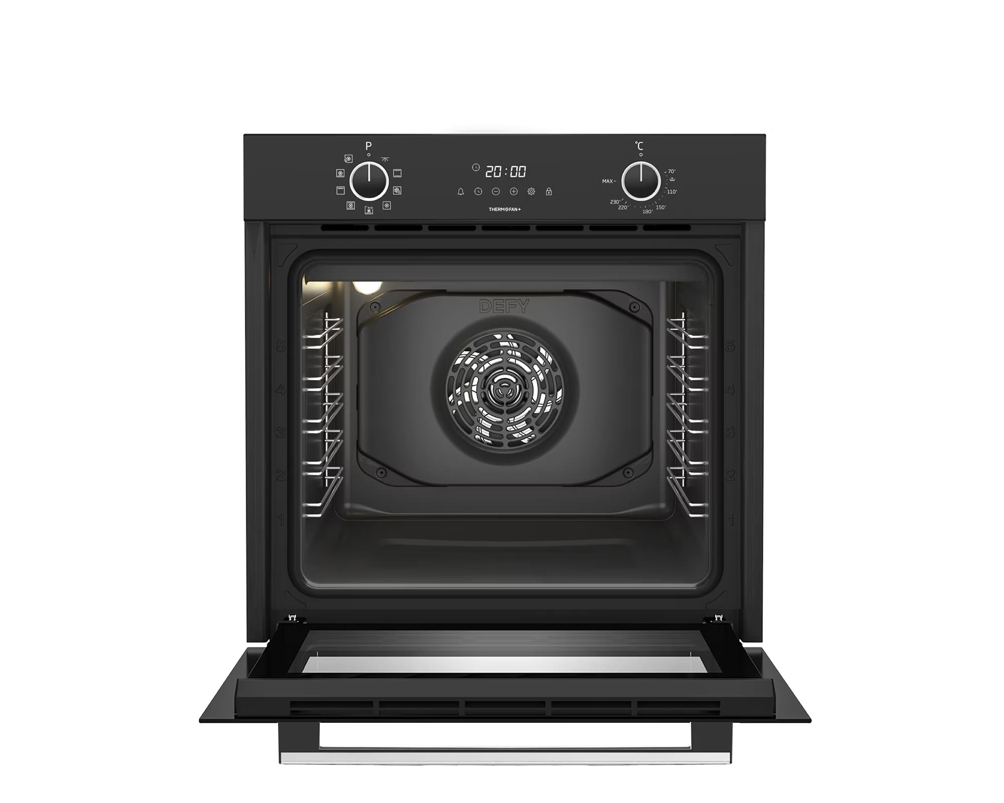 Defy DBO689 60cm Built-In Oven with Thermofan+ Black