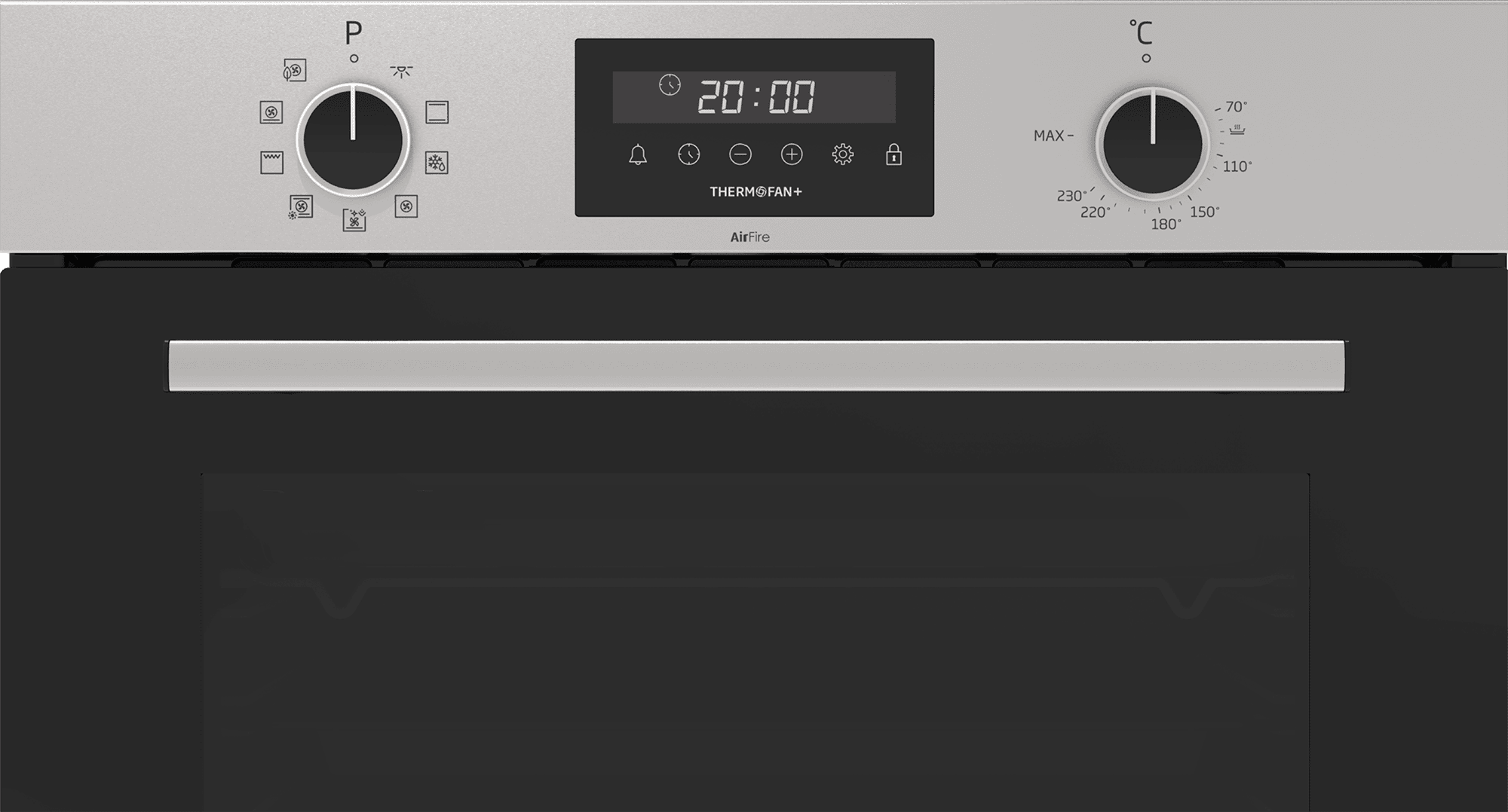 DEFY 60cm Built-In Oven with Thermofan+ & AirFire Inox - Image 3