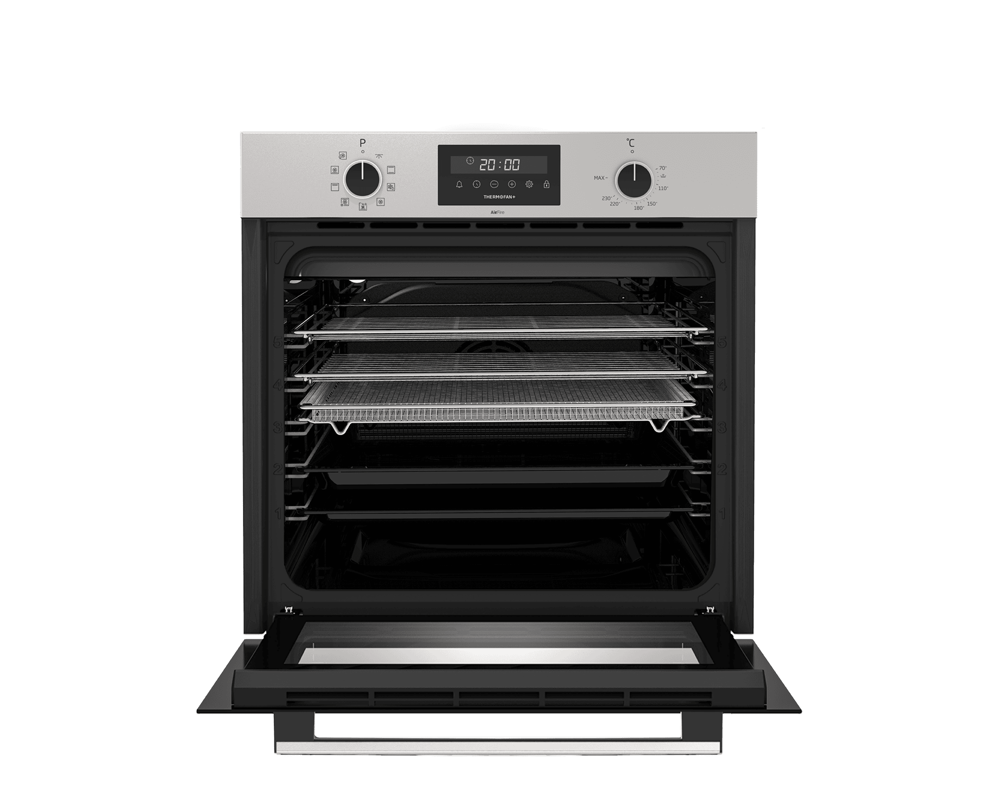 DEFY 60cm Built-In Oven with Thermofan+ & AirFire Inox - Image 4