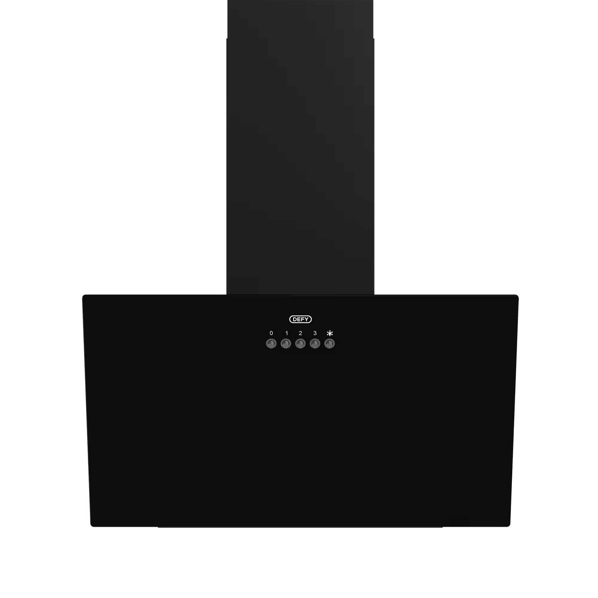 Defy DCH600B 60cm Inclined Hood Obsidian