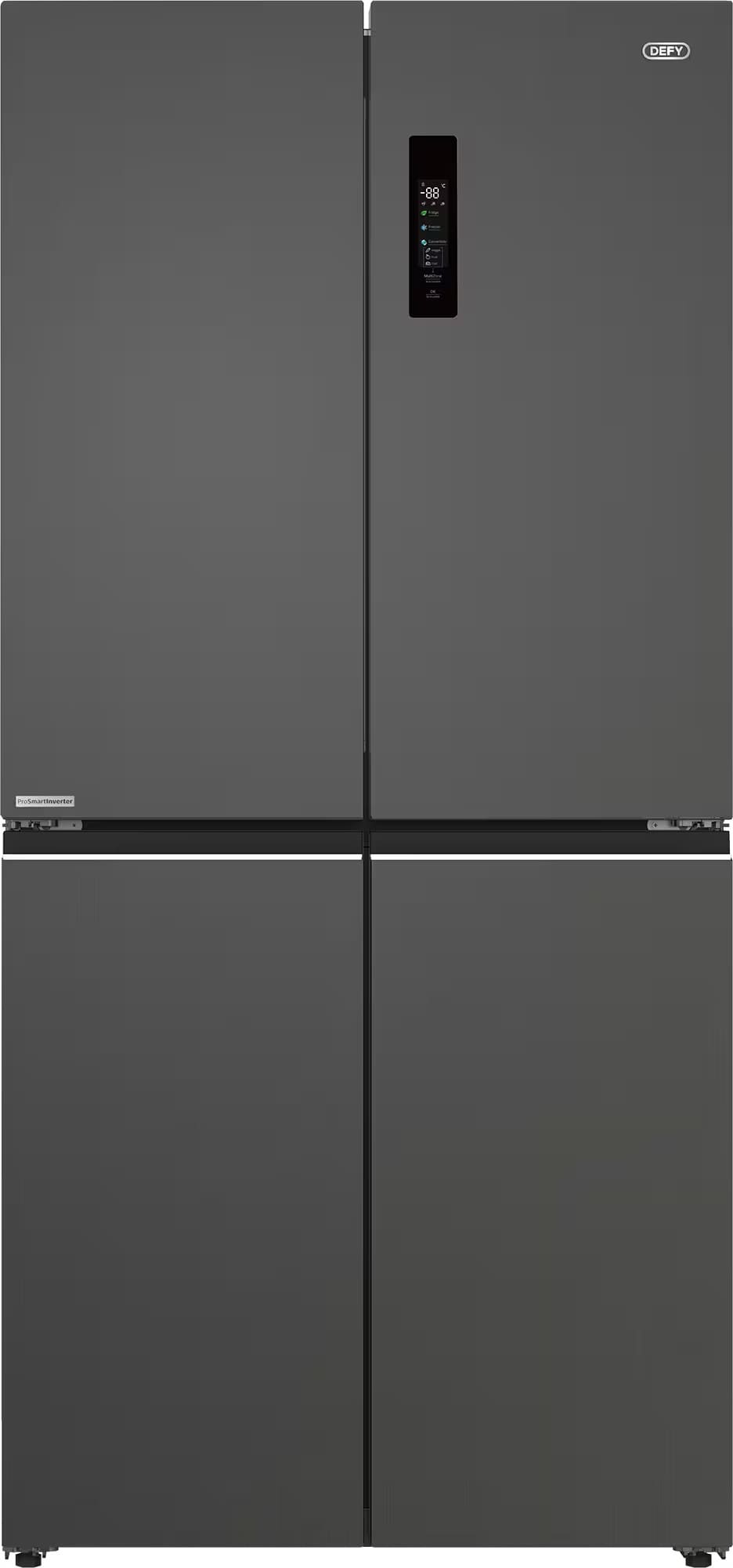Defy DFF590 601L Multi Door Dark Inox