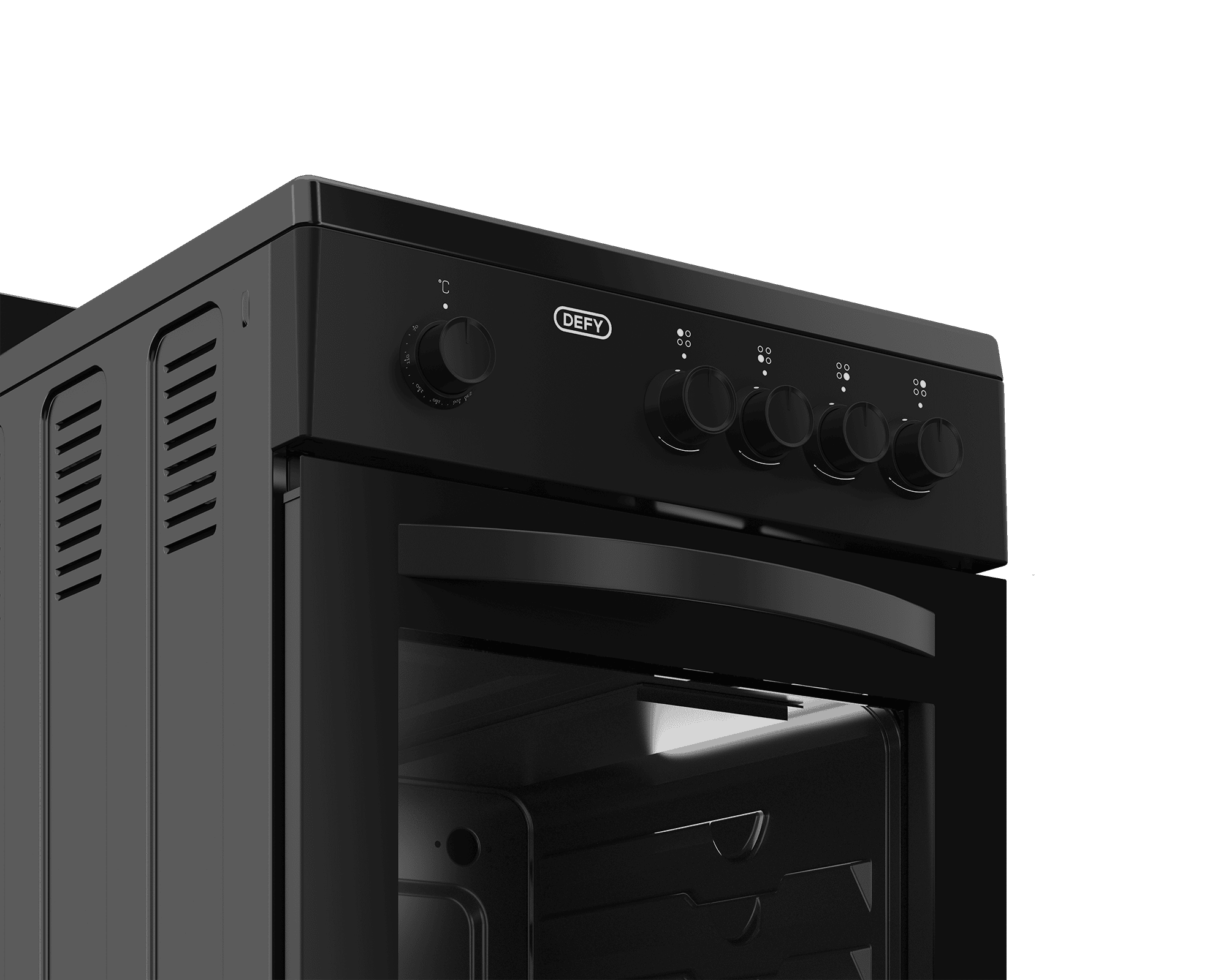 DEFY 50cm Full Gas Stove Black FC - Image 4