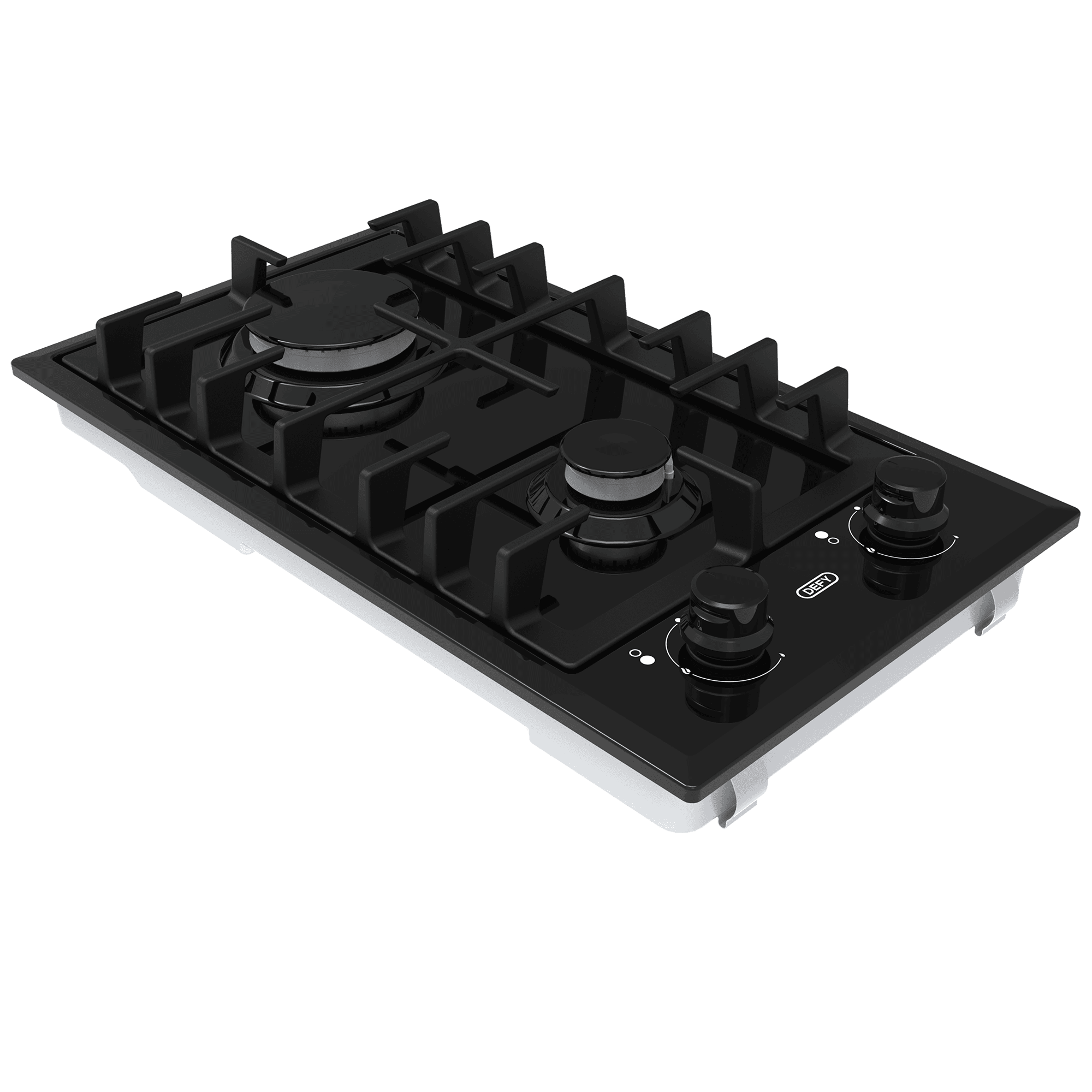 DEFY Domino Gas Hob Black - Image 2