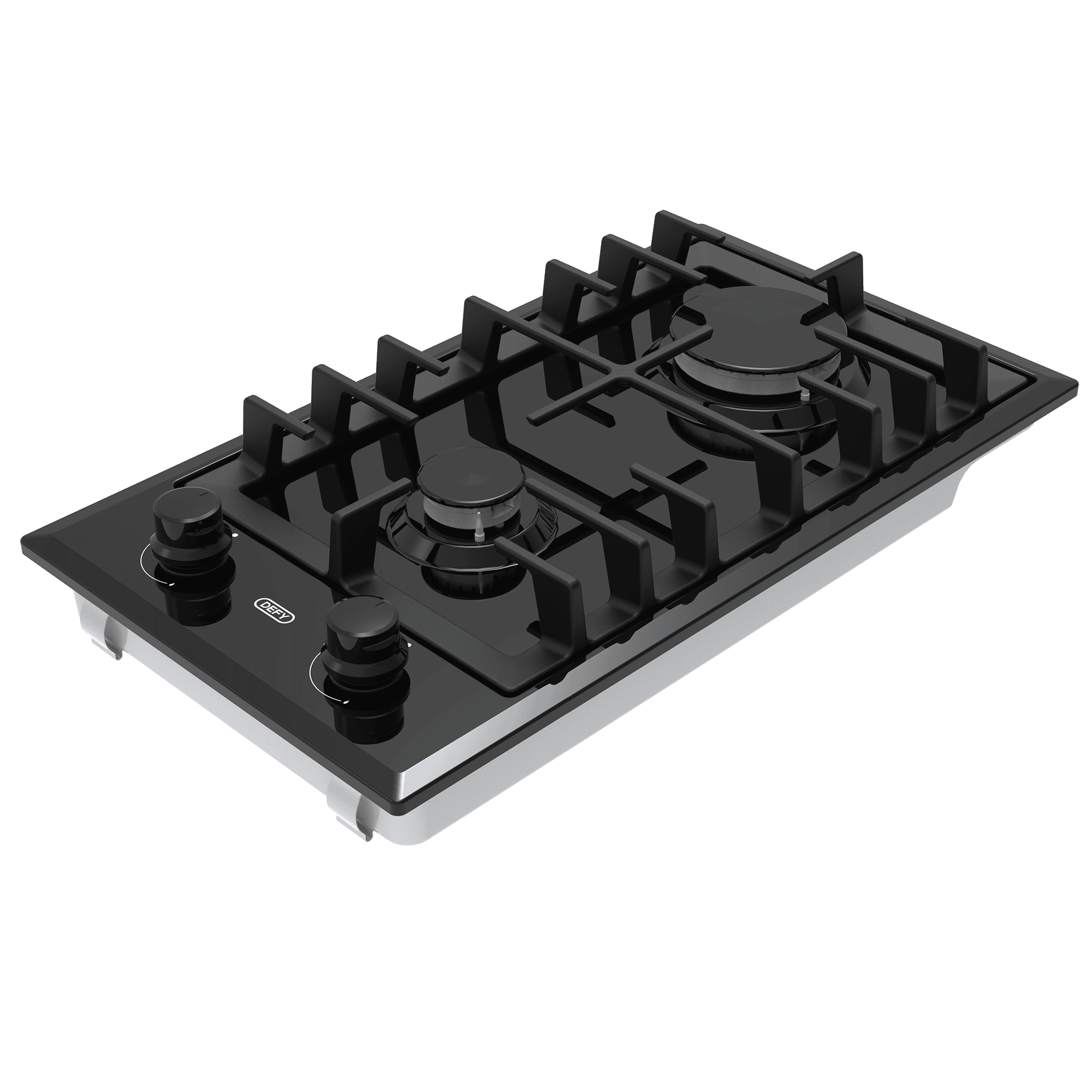 DEFY Domino Gas Hob Black - Image 6