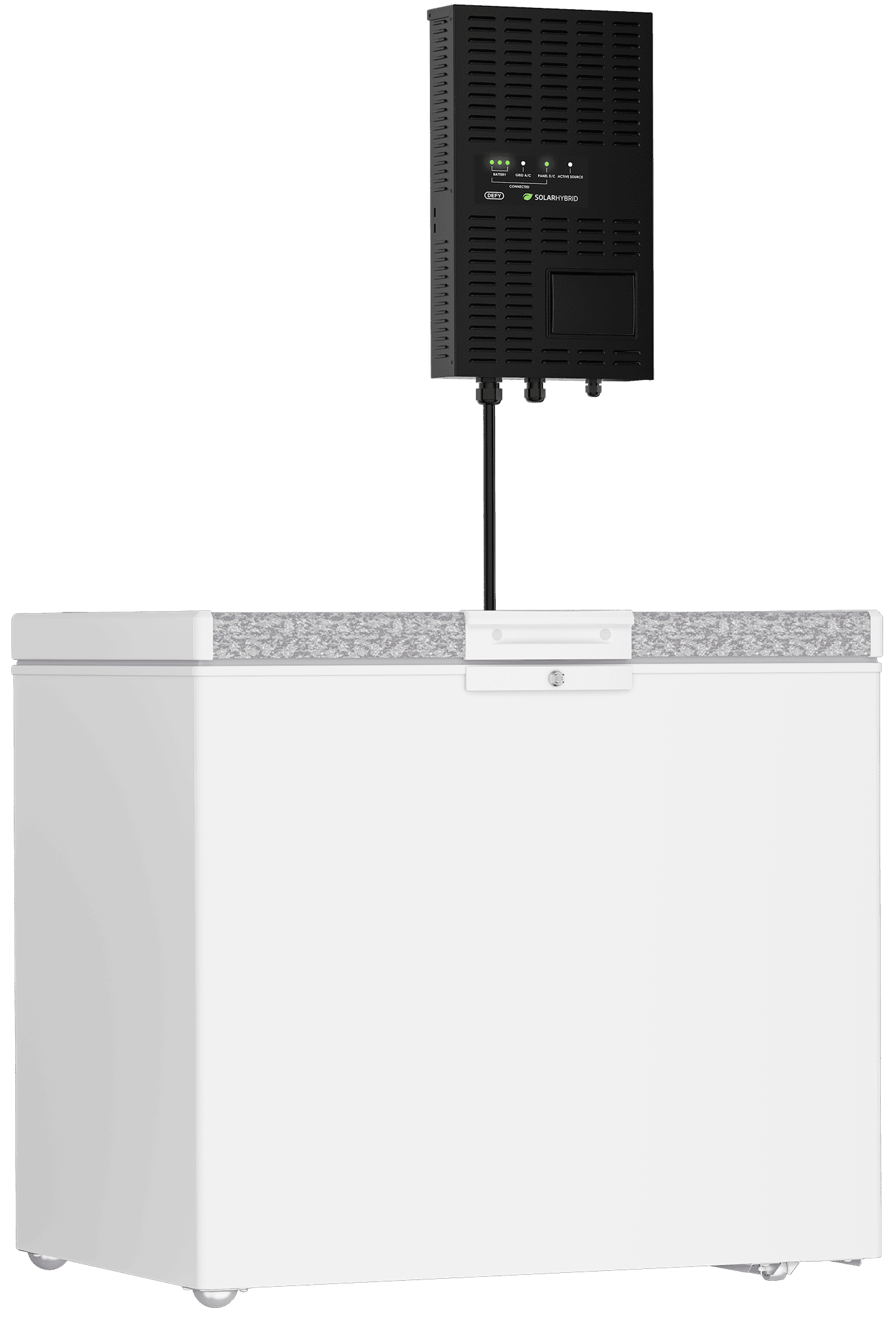 DEFY 254Lt Solar Off-Grid Chest Freezer White - Image 2