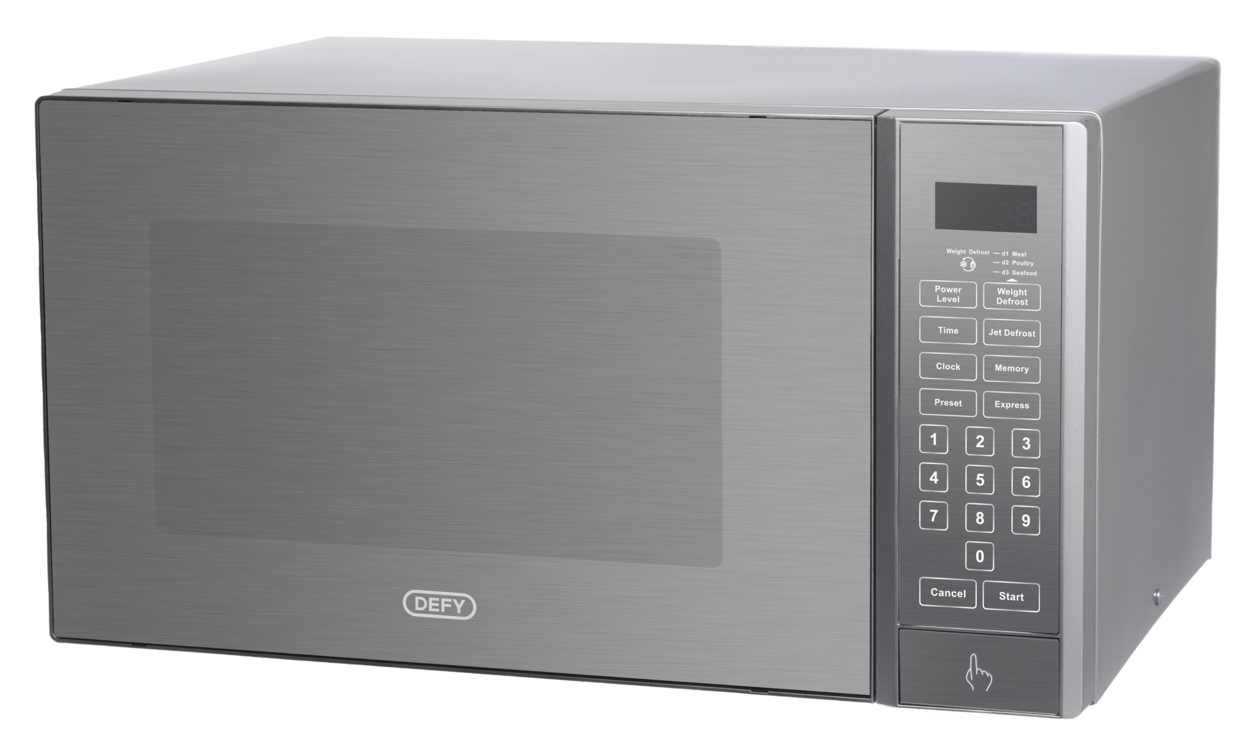 DEFY 30L Silver Solo Microwave - Image 2