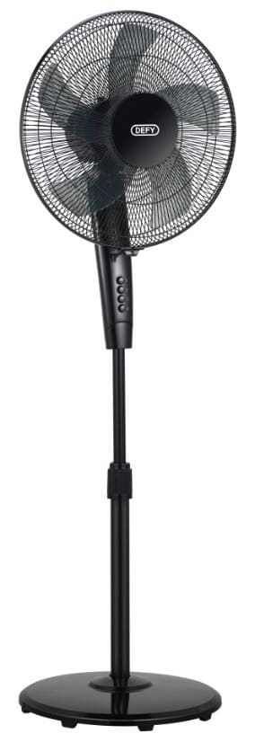 Defy DSF1626B 16” Black Mechanical Stand Fan