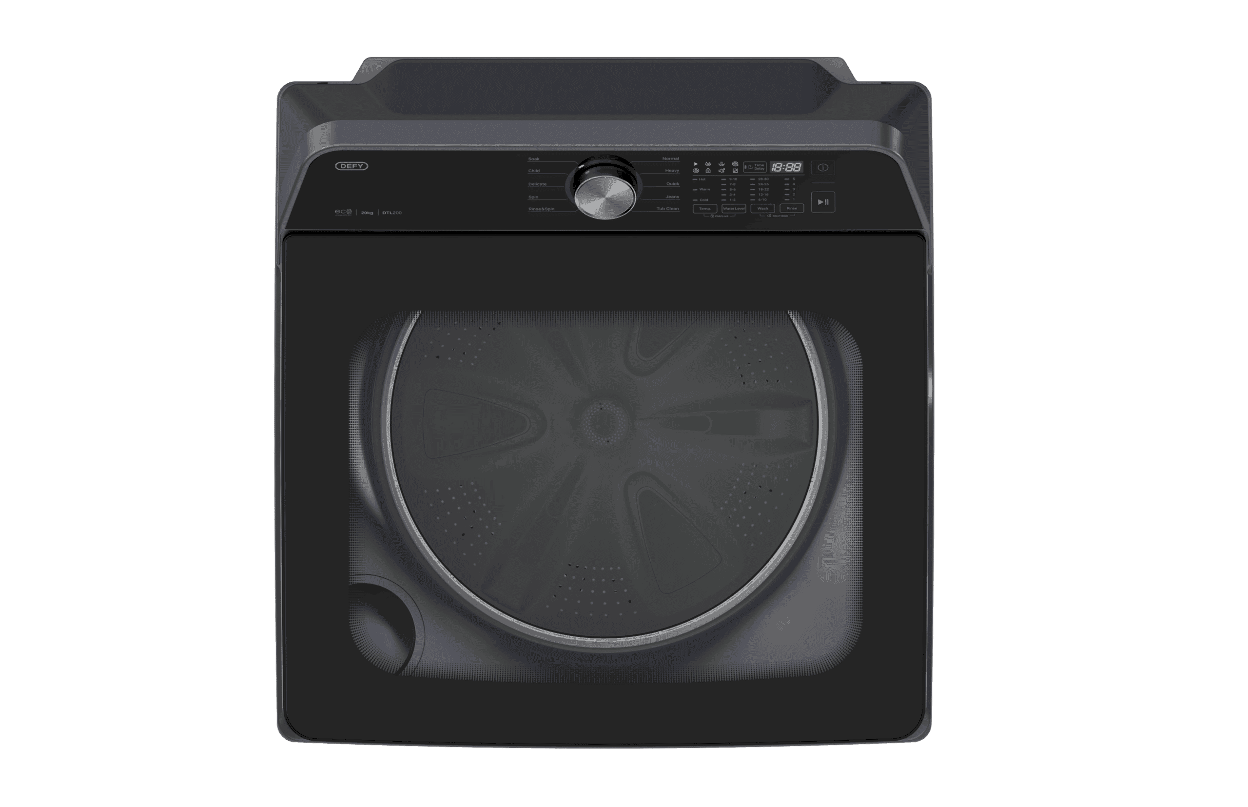 DEFY 20kg Top Loader Dark Gray - Image 2