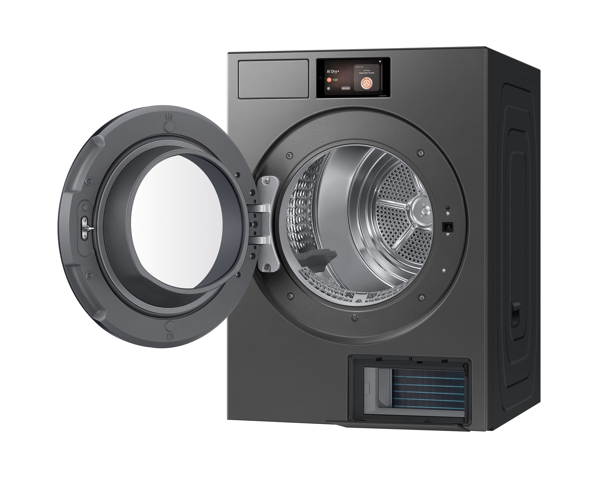 Samsung DV90F17CDSFA Bespoke AI 17KG Dryer, With All In One Control And Heat Pump Technology - Image 7
