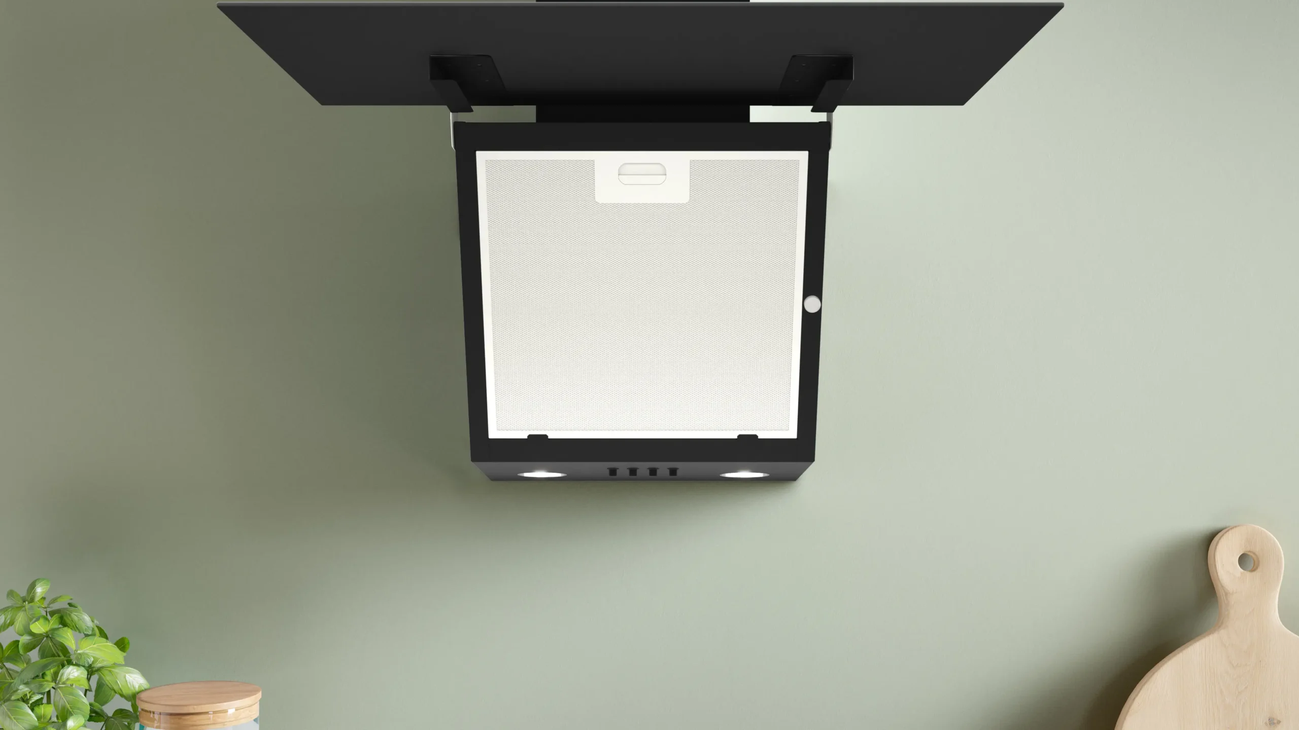 Bosch DWK63PJ60Z 60cm Series 2 Black Glass Extractor - Image 4