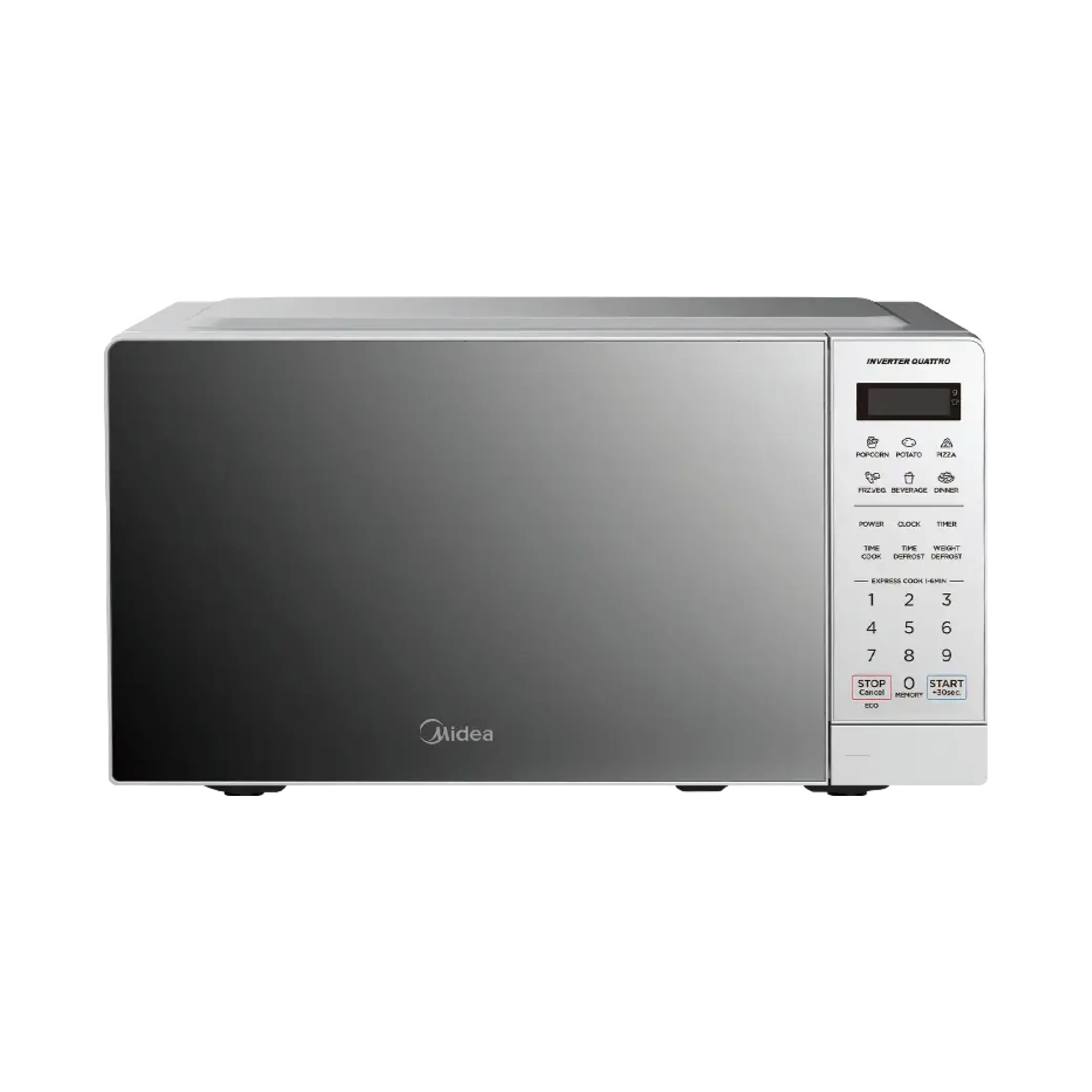 Midea EM20-Silver-Mirror 20L Inverter Digital Microwave Oven