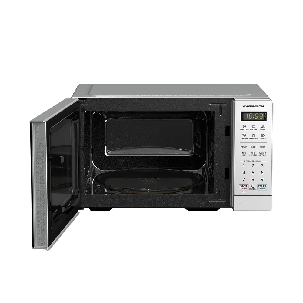 Midea EM20-Silver-Mirror 20L Inverter Digital Microwave Oven - Image 3