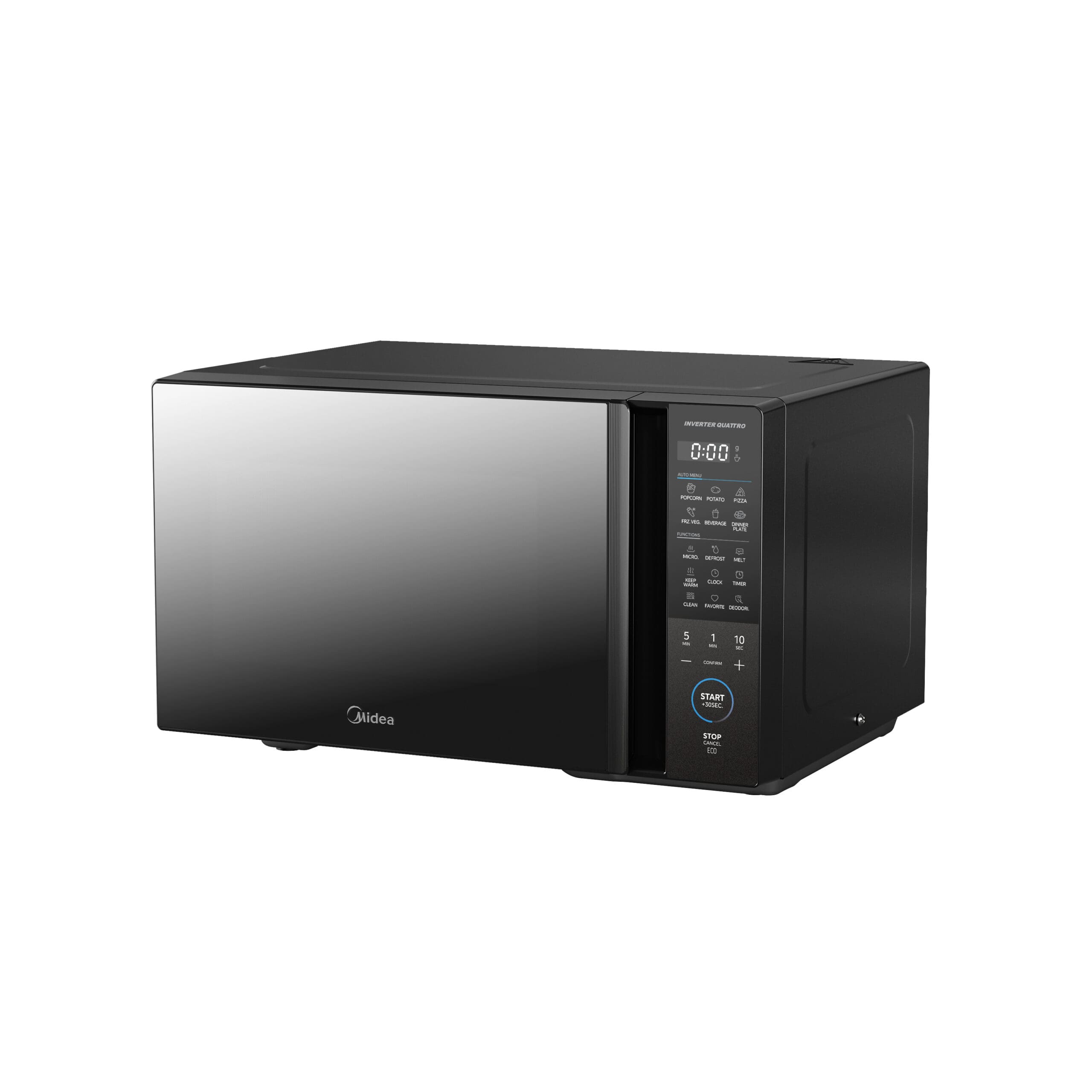 Midea EM30iBLACK 30L Inverter Digital Microwave Oven – Black - Image 3