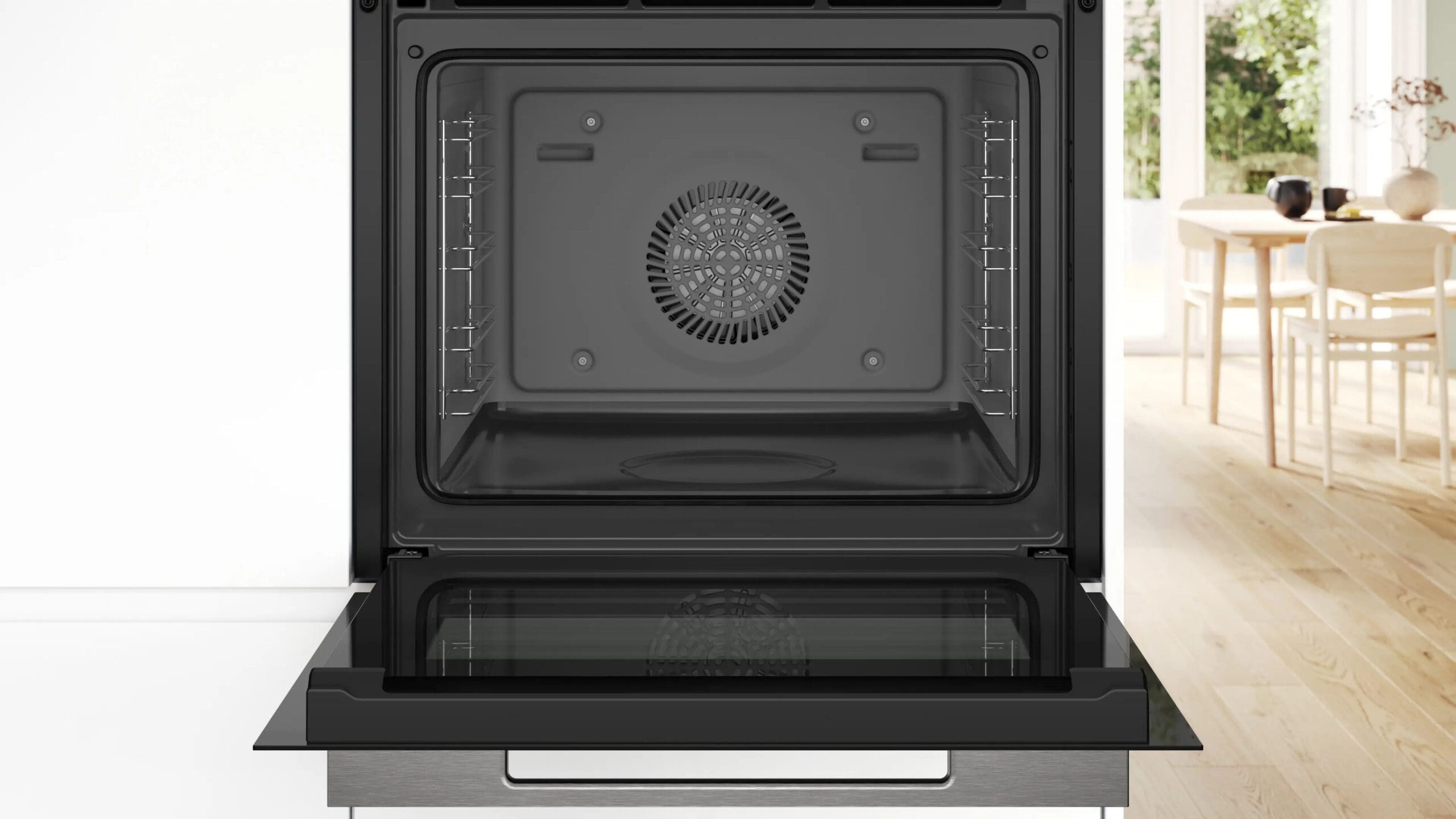 Bosch HBG7563B1 60cm Serie 8 Black Multifunctional Oven - Image 2
