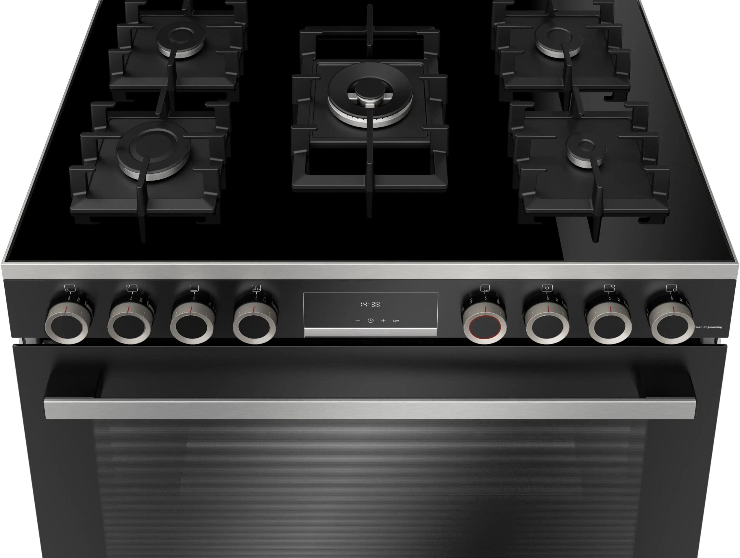 Bosch HJYGGXV60Z 90cm Series 8 Black Gas Cooker - Image 3