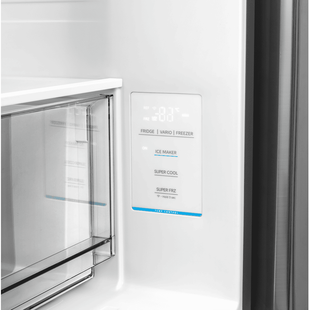 Midea HQ-902IWZM Spacemaster 641lt Four Door Refrigerator - Brushed Stainless Steel (Bru Steel) - Image 12