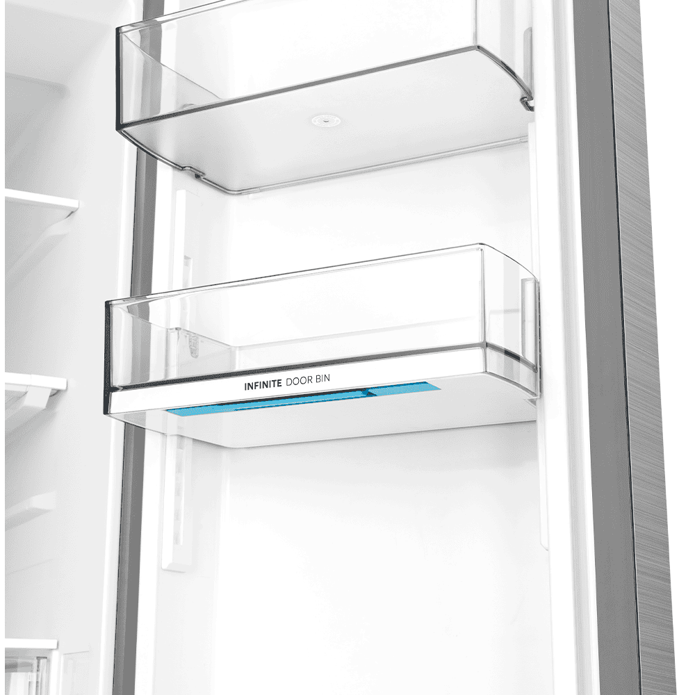 Midea HQ-902IWZM Spacemaster 641lt Four Door Refrigerator - Brushed Stainless Steel (Bru Steel) - Image 17
