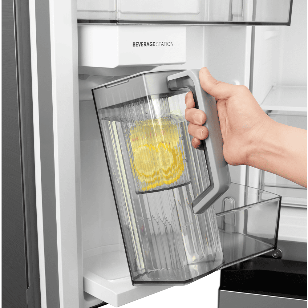 Midea HQ-902IWZM Spacemaster 641lt Four Door Refrigerator - Brushed Stainless Steel (Bru Steel) - Image 20