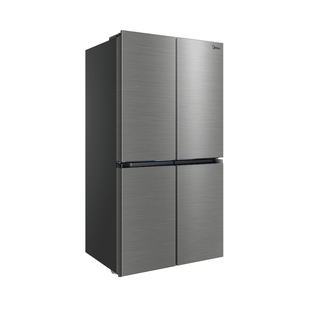 Midea HQ-902IWZM Spacemaster 641lt Four Door Refrigerator - Brushed Stainless Steel (Bru Steel) - Image 4