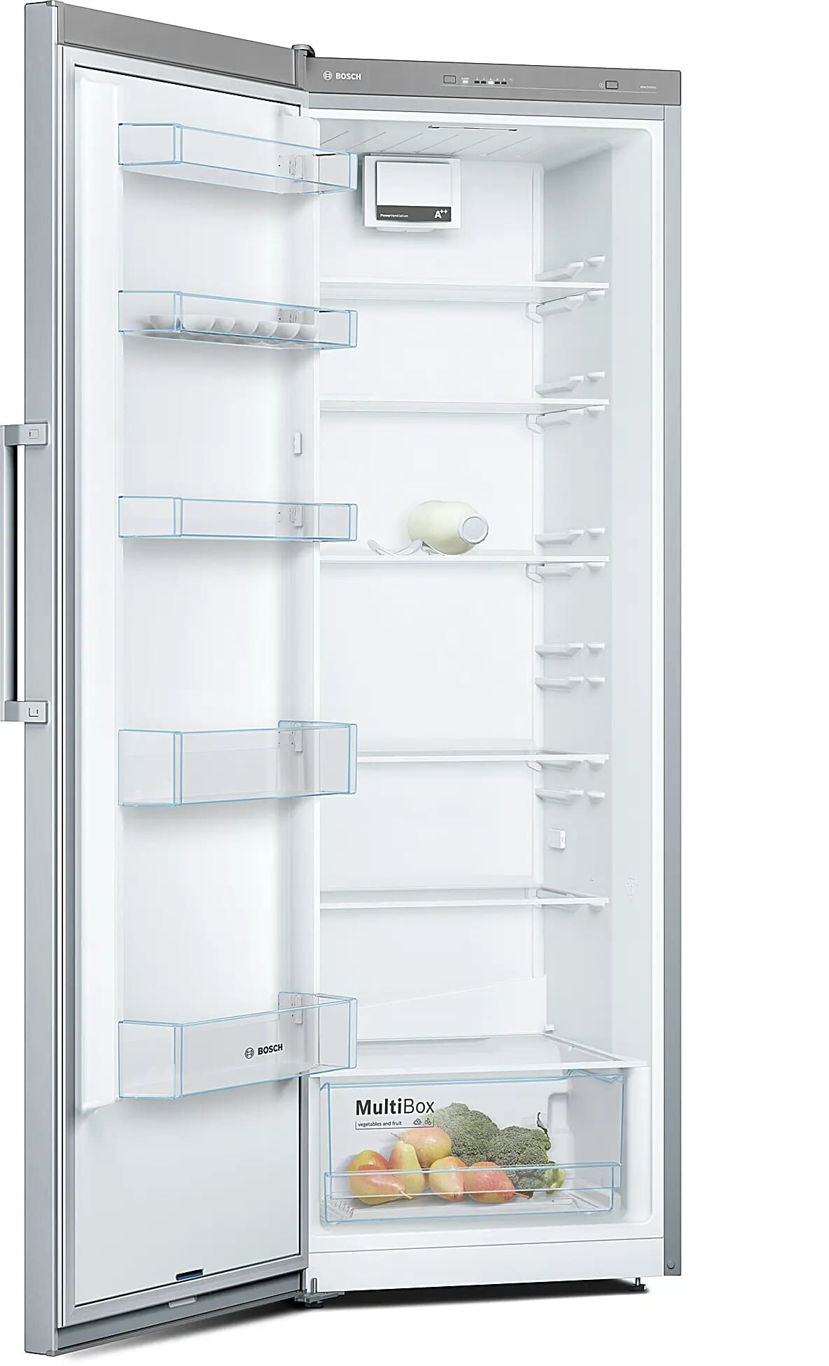 Bosch KSV33NI31Z Serie 4 324L Inox No Frost Free Standing Upright Fridge - Image 2