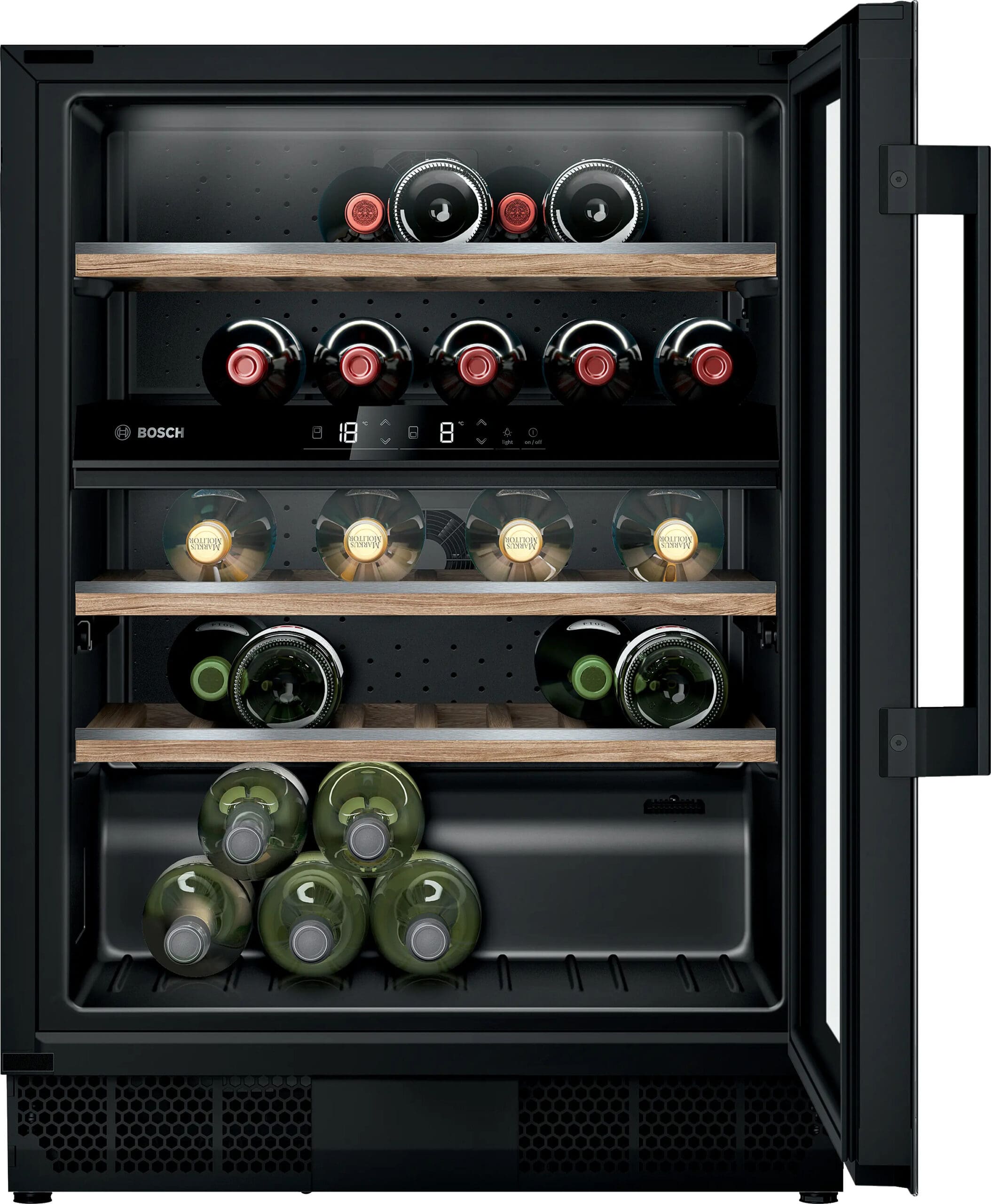 Bosch KUW21AHG0 Series 6 Wine Cooler with Glass Door