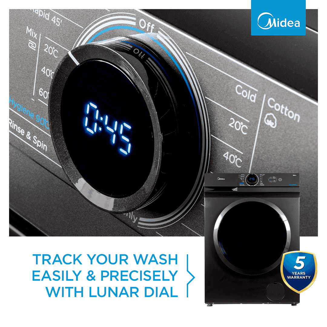 Midea MF100W60-T 6kg Front Loader Washing Machine - Image 5