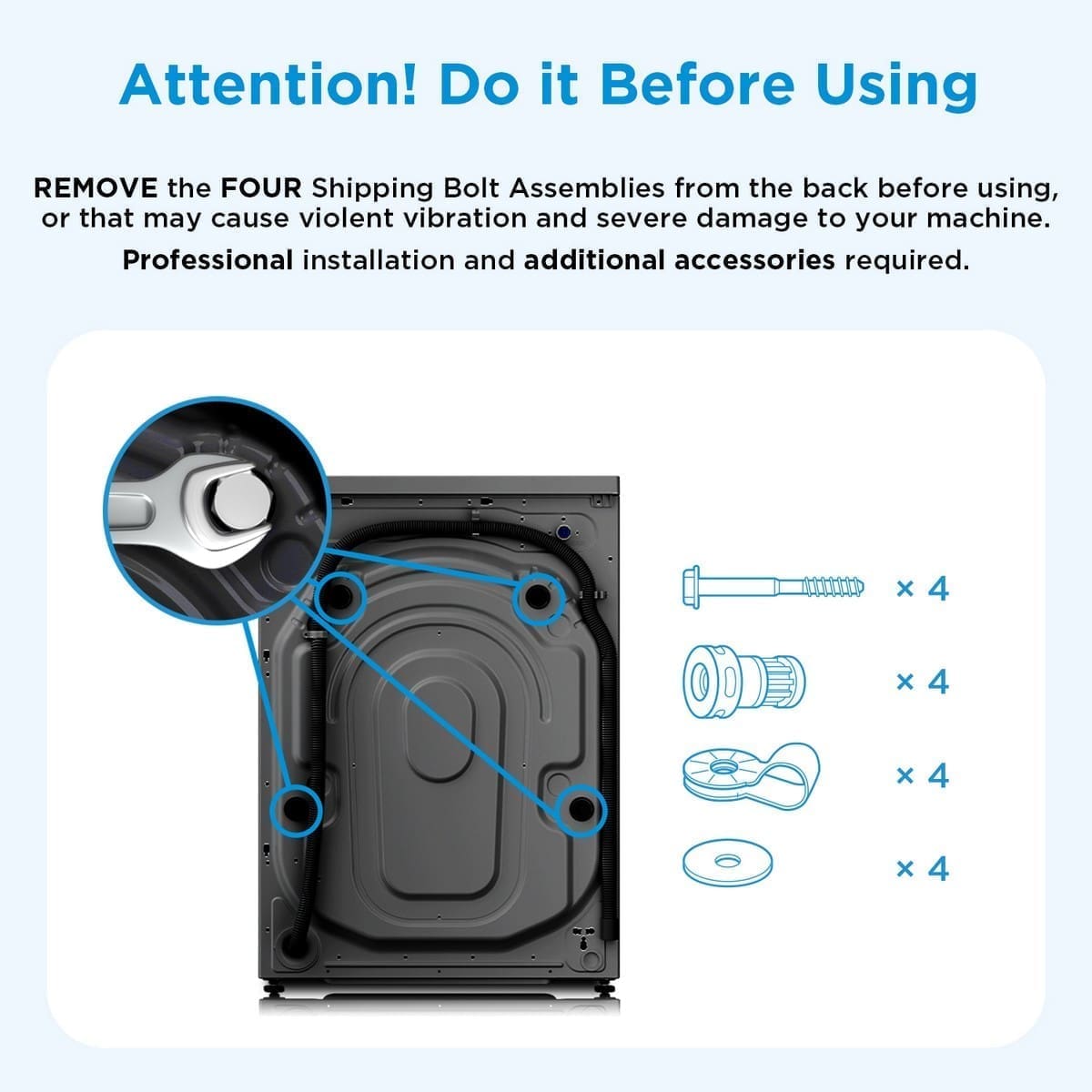 Midea MF100W60-T 6kg Front Loader Washing Machine - Image 6