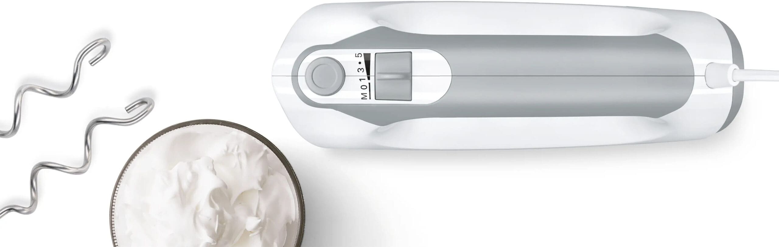 Bosch MFQ36400 450W White Ergomixx Hand Mixer - Image 3