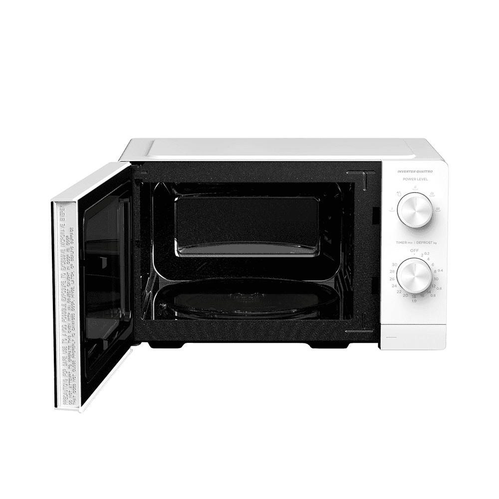 Midea MM20WHITE 20L White Inverter Manual Microwave - Image 3