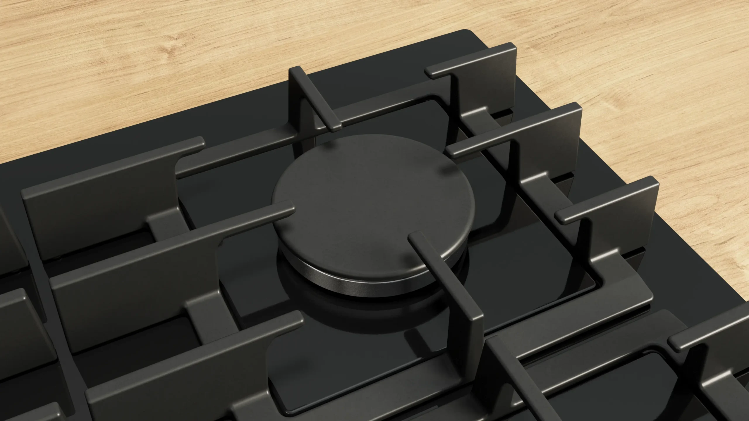 Bosch PPP6A6I40Z Series 6 Gas Hob 60 cm Tempered glass, Black - Image 4