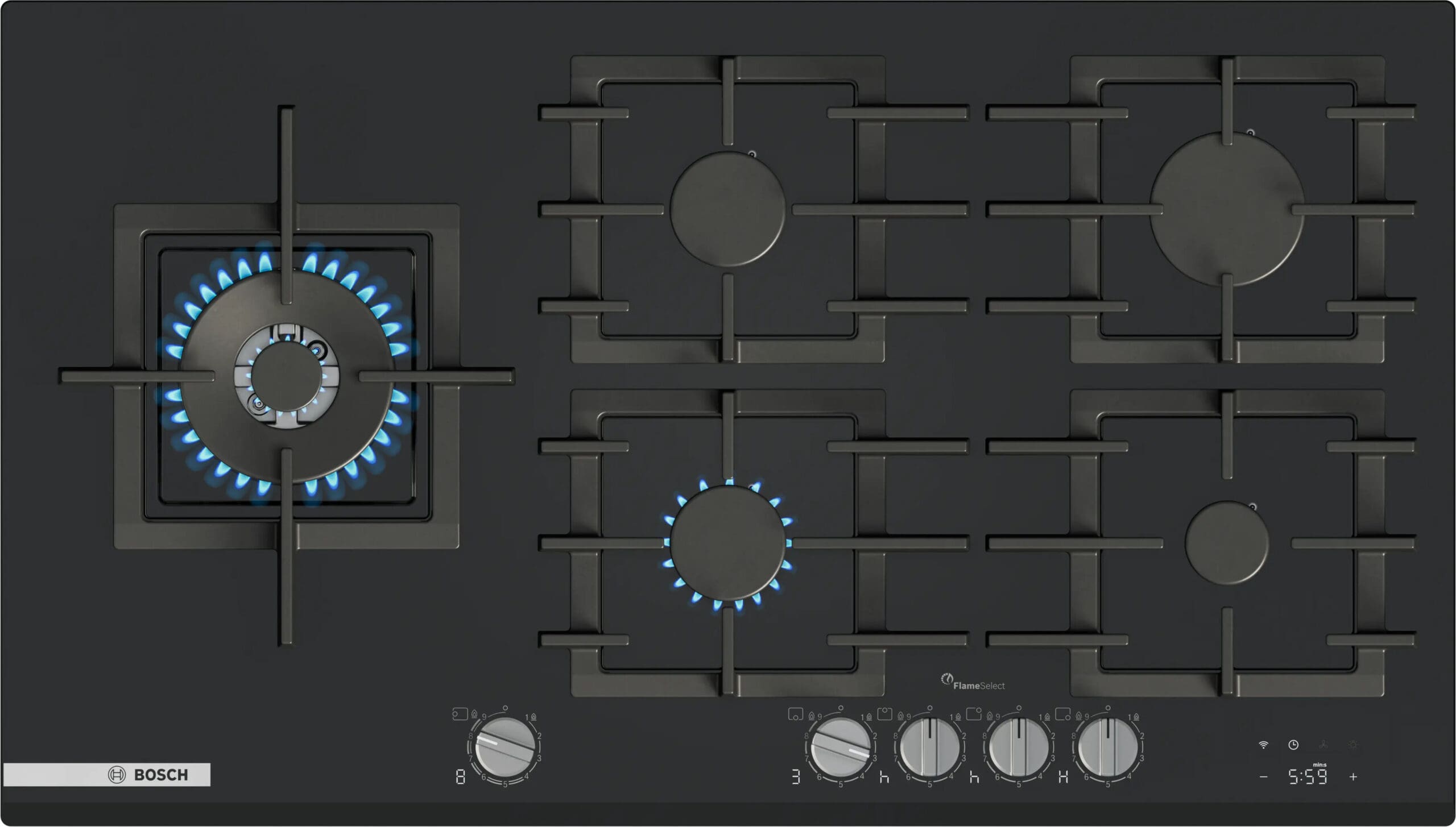 Bosch PRS9A6H40Z 90cm Series 8 Gas Hob
