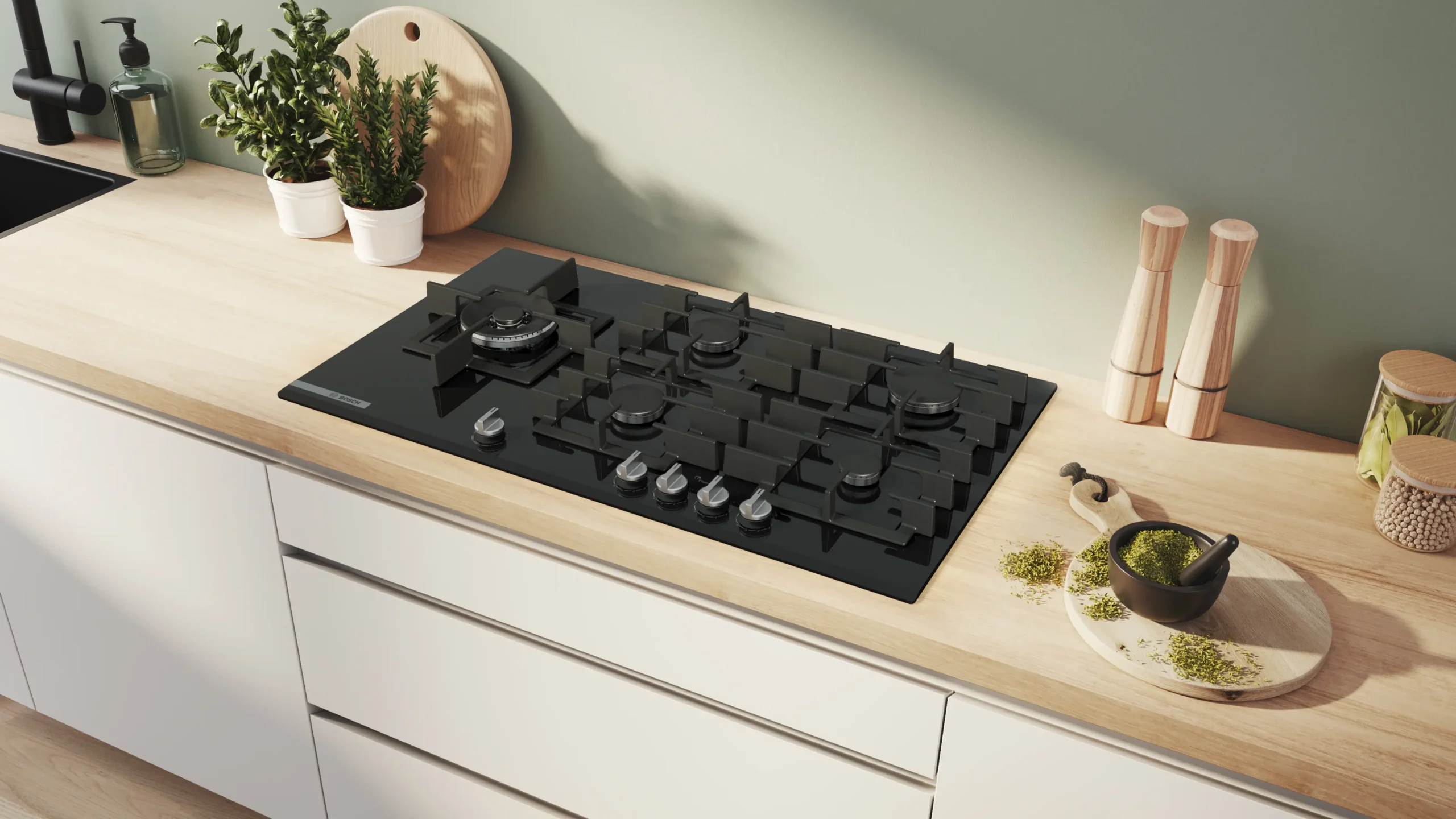 Bosch PRS9A6H40Z 90cm Series 8 Gas Hob - Image 4