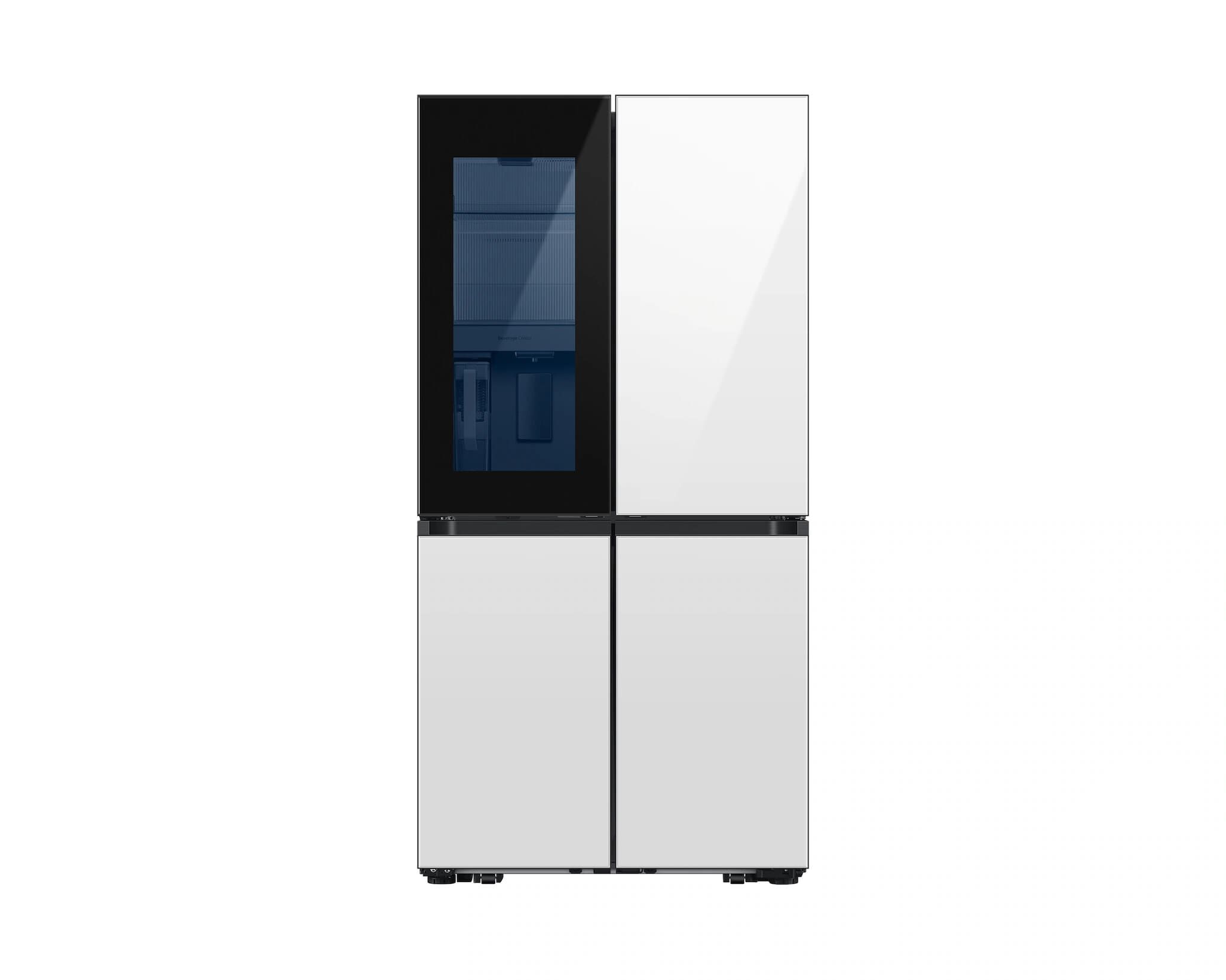Samsung RF71DB975012FA Bespoke French Door Fridge with See-thru door, White,704L - Image 3