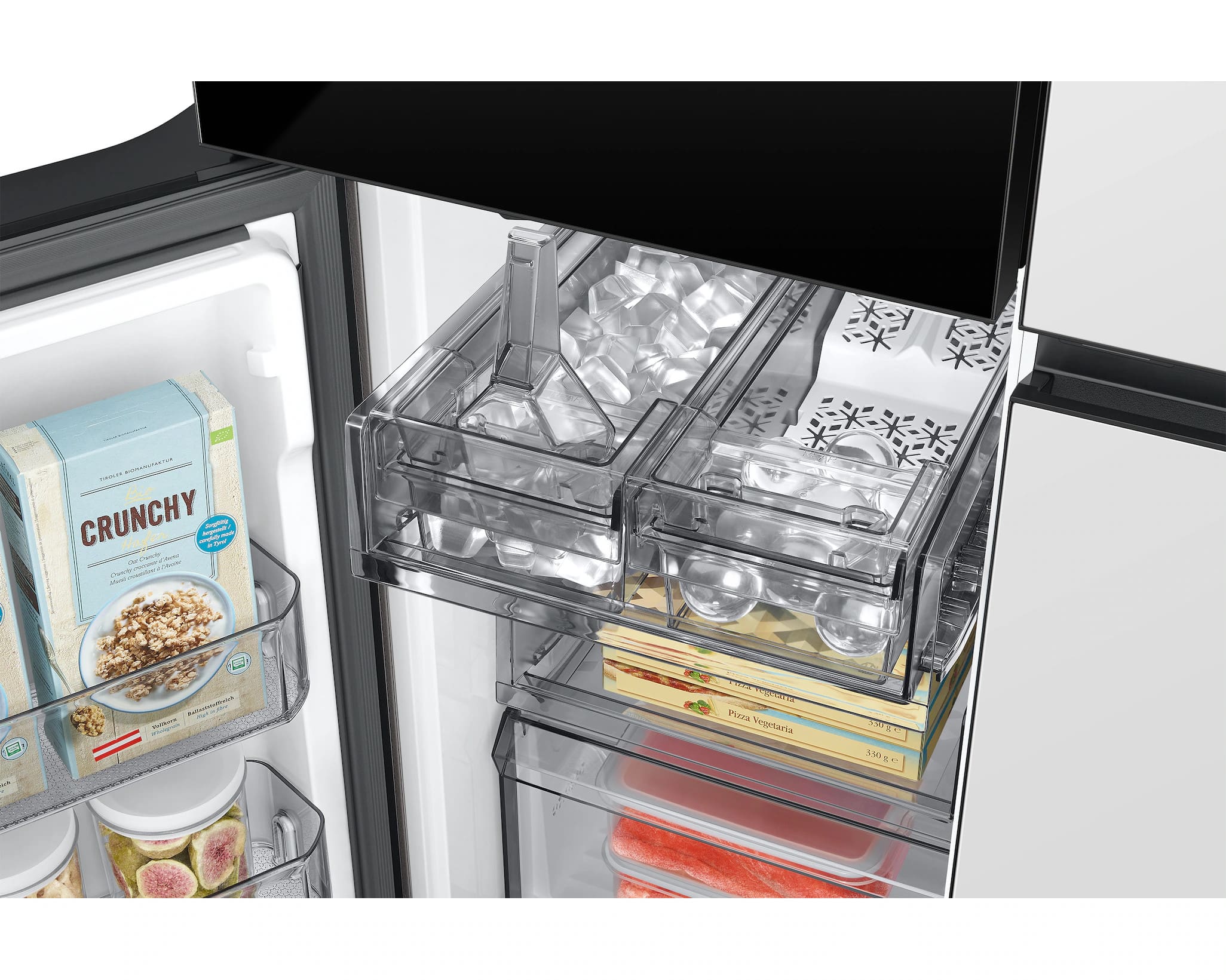 Samsung RF71DB975012FA Bespoke French Door Fridge with See-thru door, White,704L - Image 8