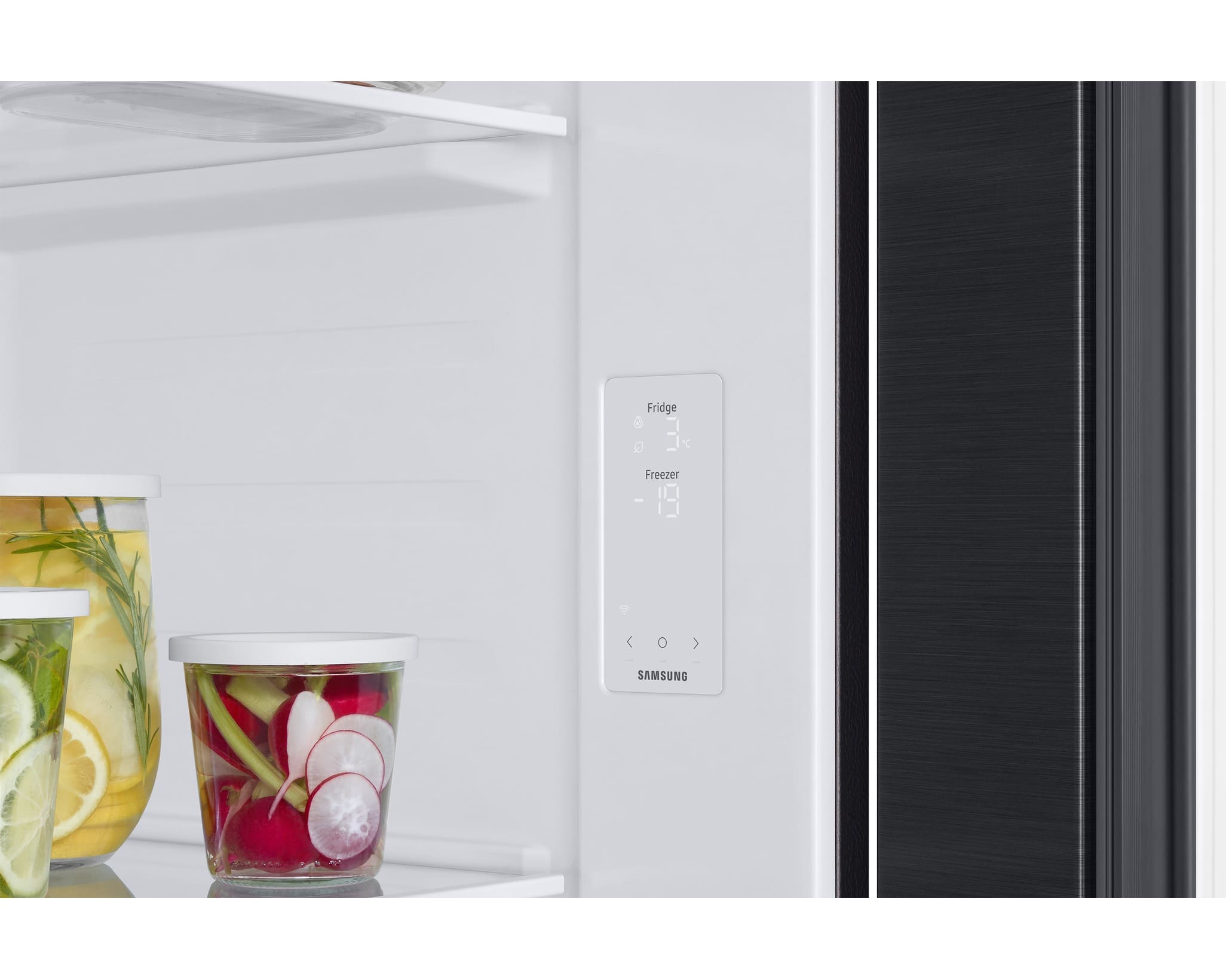 Samsung RS57DG4100B4FA 560L Gentle Matt Black Side By Side Fridge - Image 8