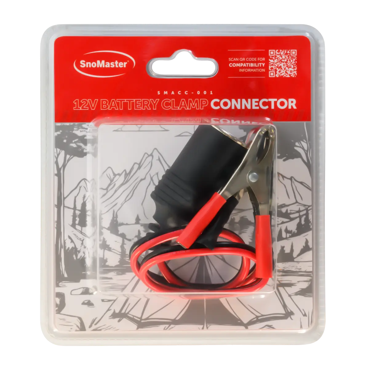SnoMaster 12V Battery Clamp Connector