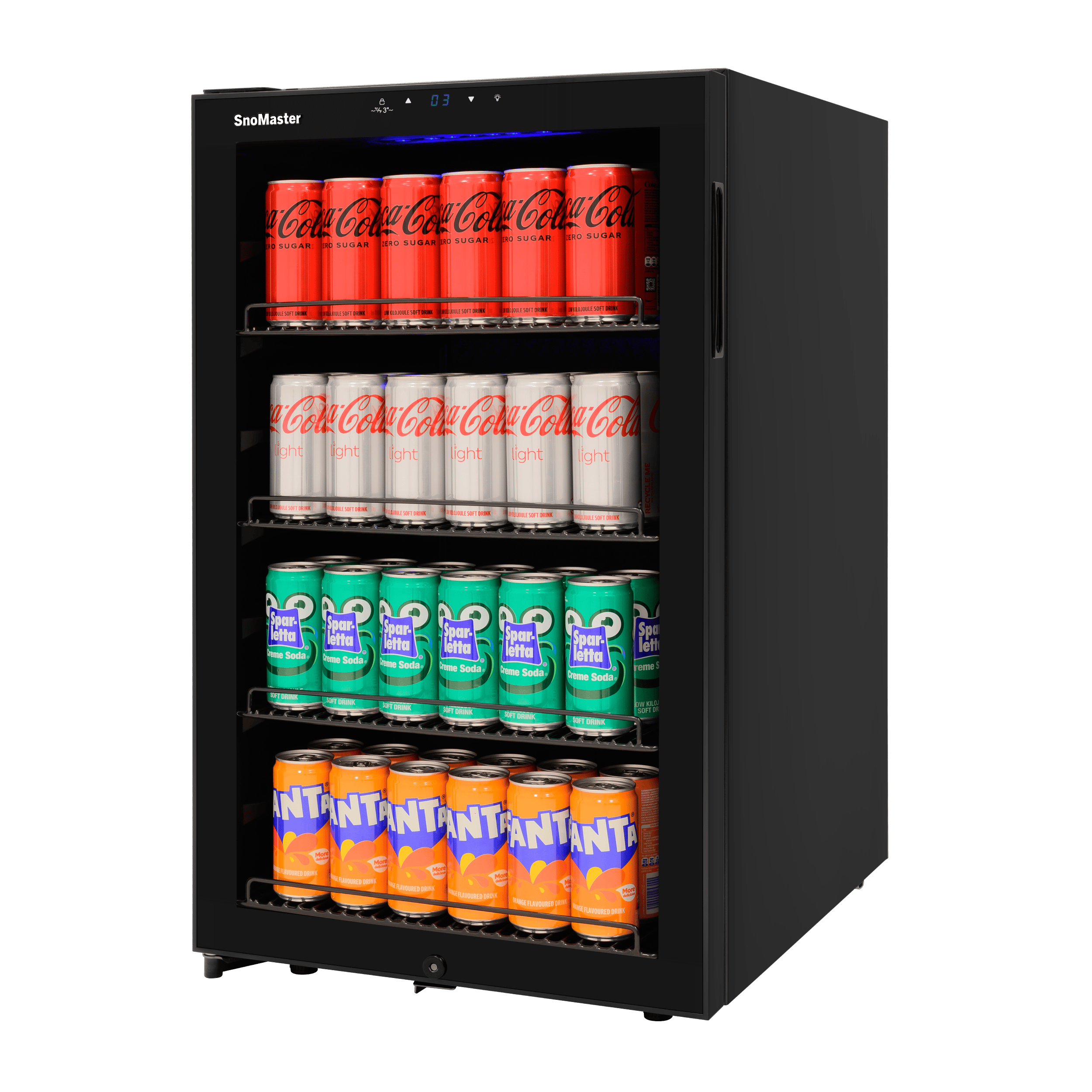 SnoMaster 120L Under-Counter Beverage Cooler - Black - Image 4