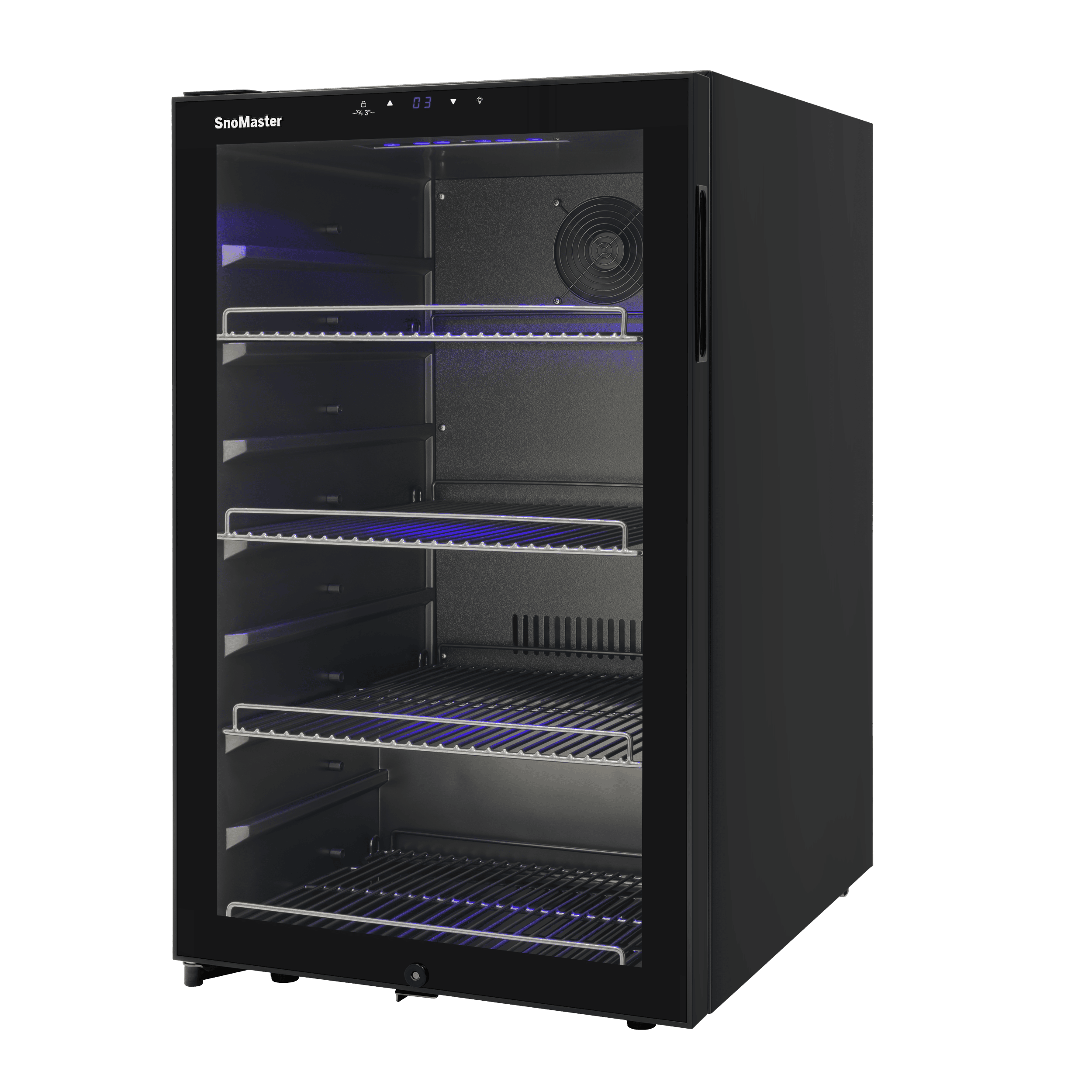 SnoMaster 120L Under-Counter Beverage Cooler - Black - Image 6