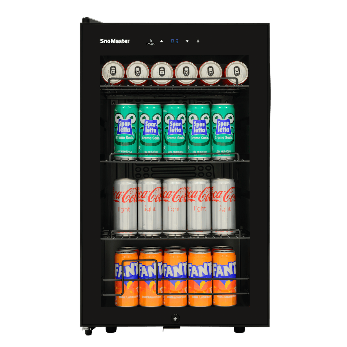 SnoMaster 68L Counter-Top Beverage Cooler - Black - Image 2