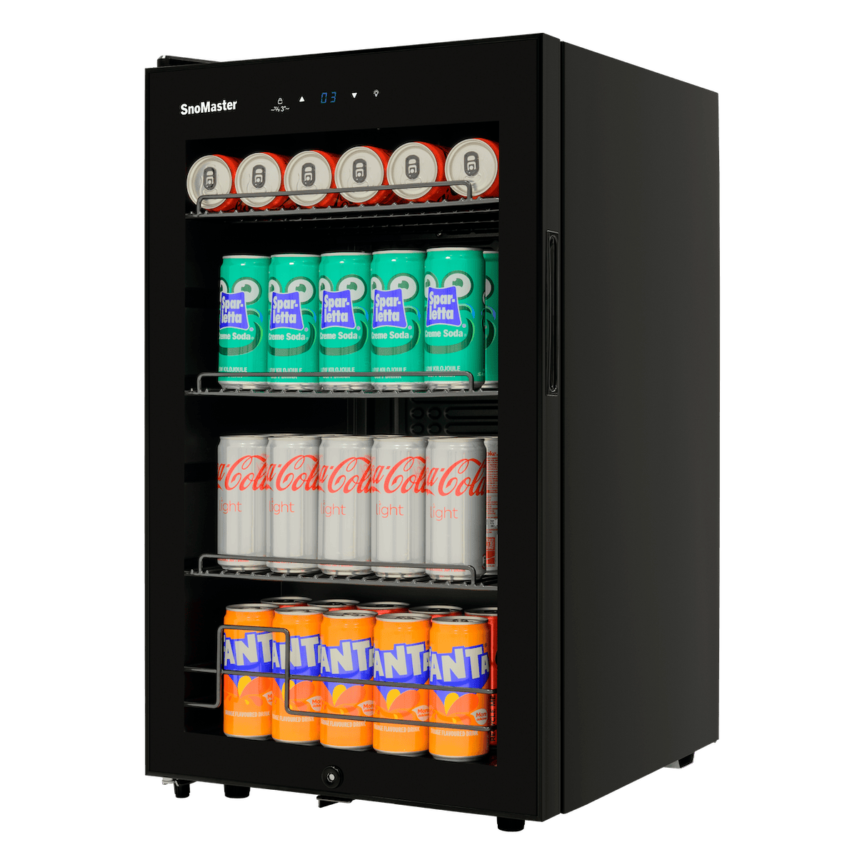 SnoMaster 68L Counter-Top Beverage Cooler - Black - Image 3