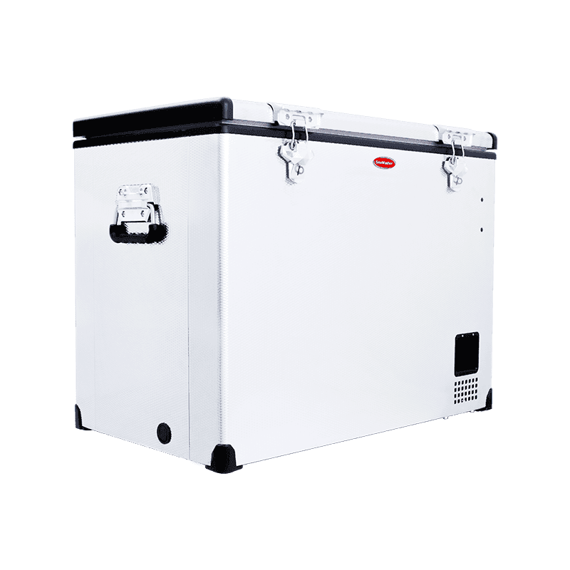SnoMaster 80L Single Compartment Mobile Fridge & Freezer AC/DC - Stainless Steel