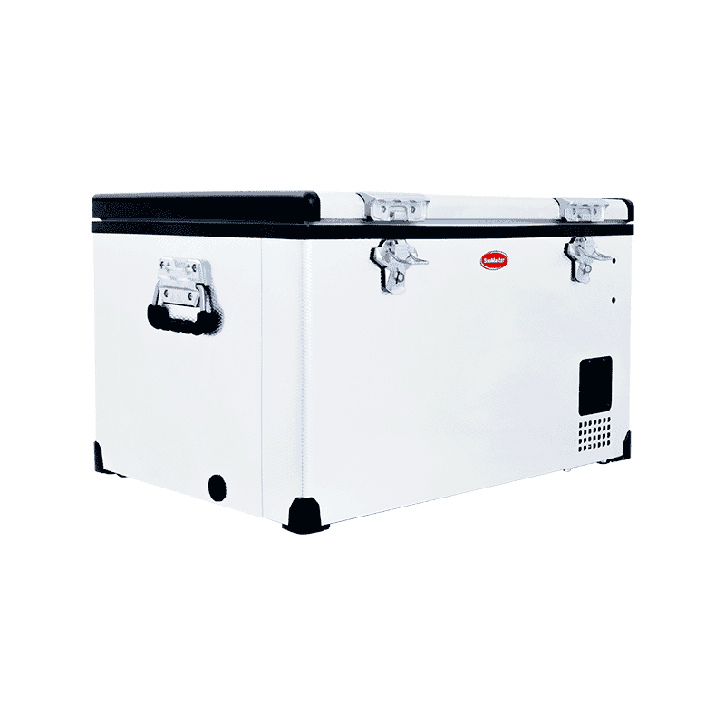 SnoMaster 65L Low Profile Single Compartment Mobile Fridge & Freezer AC/DC - Stainless Steel