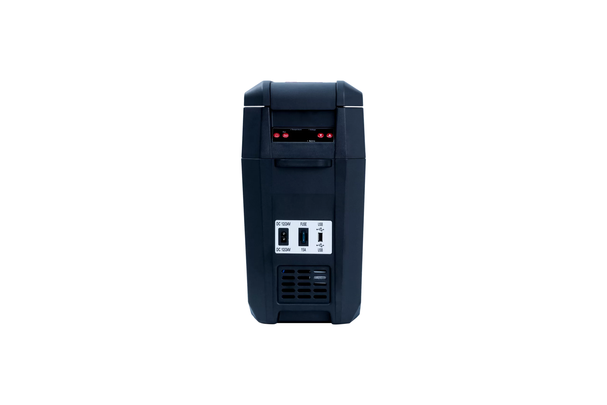 SnoMaster 12L Plastic Mobile Fridge & Freezer DC - Black - Image 3